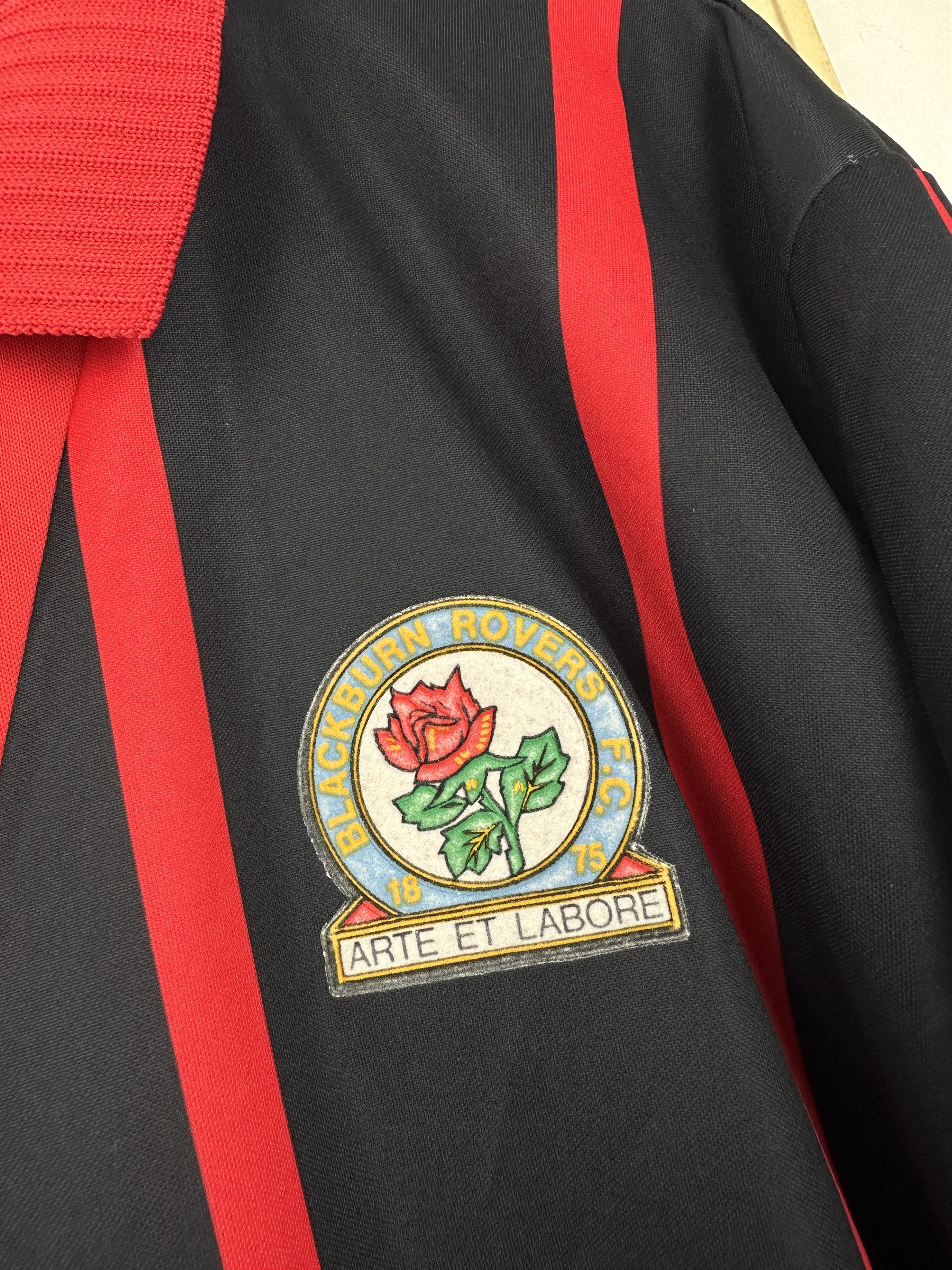 Vintage Blackburn Rovers Away football shirt 1994 Soccer Jersey Rare Size US XL / EU 56 / 4 - 4 Thumbnail