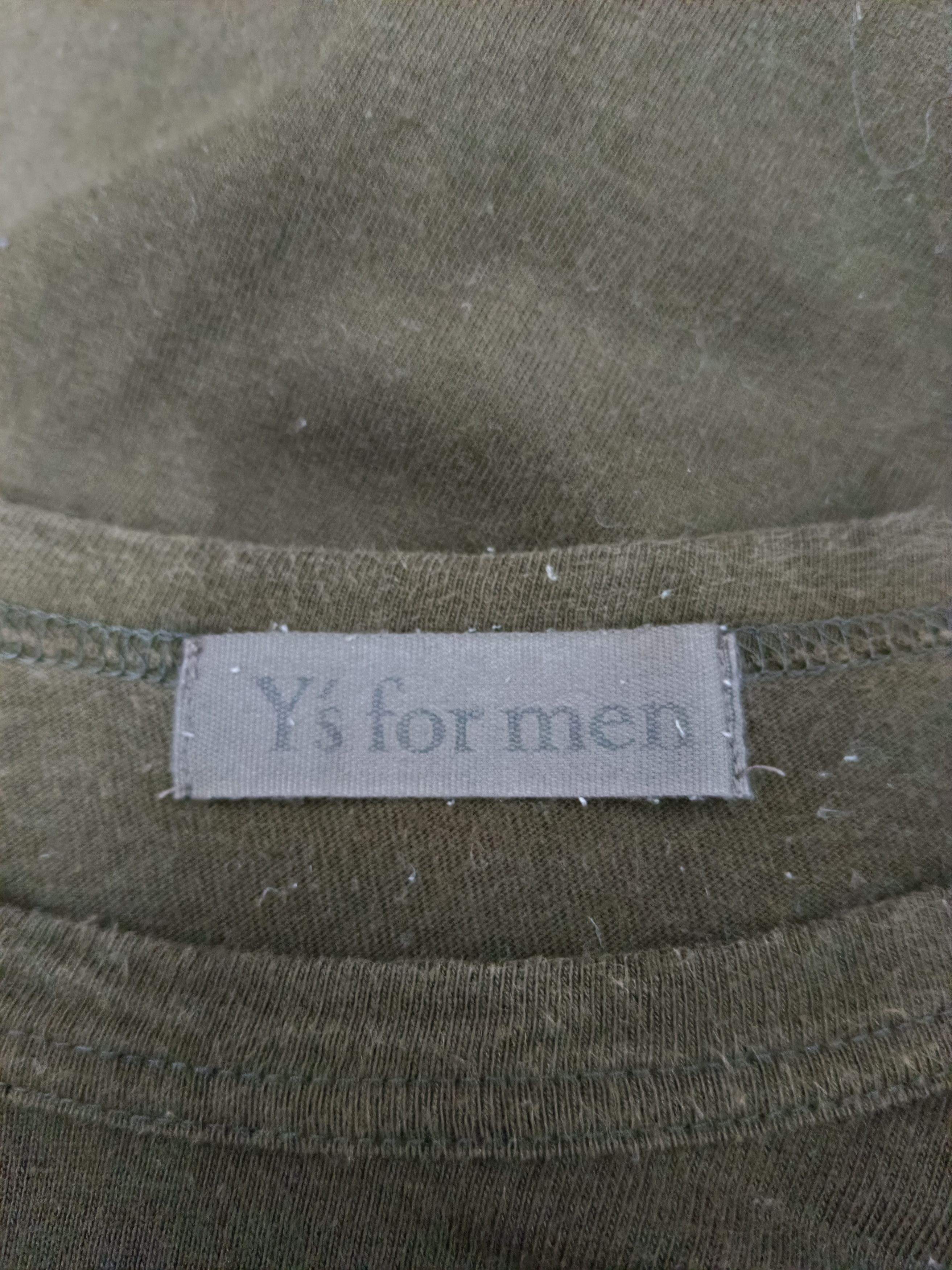 Y's for Men × Yohji Yamamoto Vintage Yohji Yamamoto Plain T-shirt Size US L / EU 52-54 / 3 - 4 Thumbnail