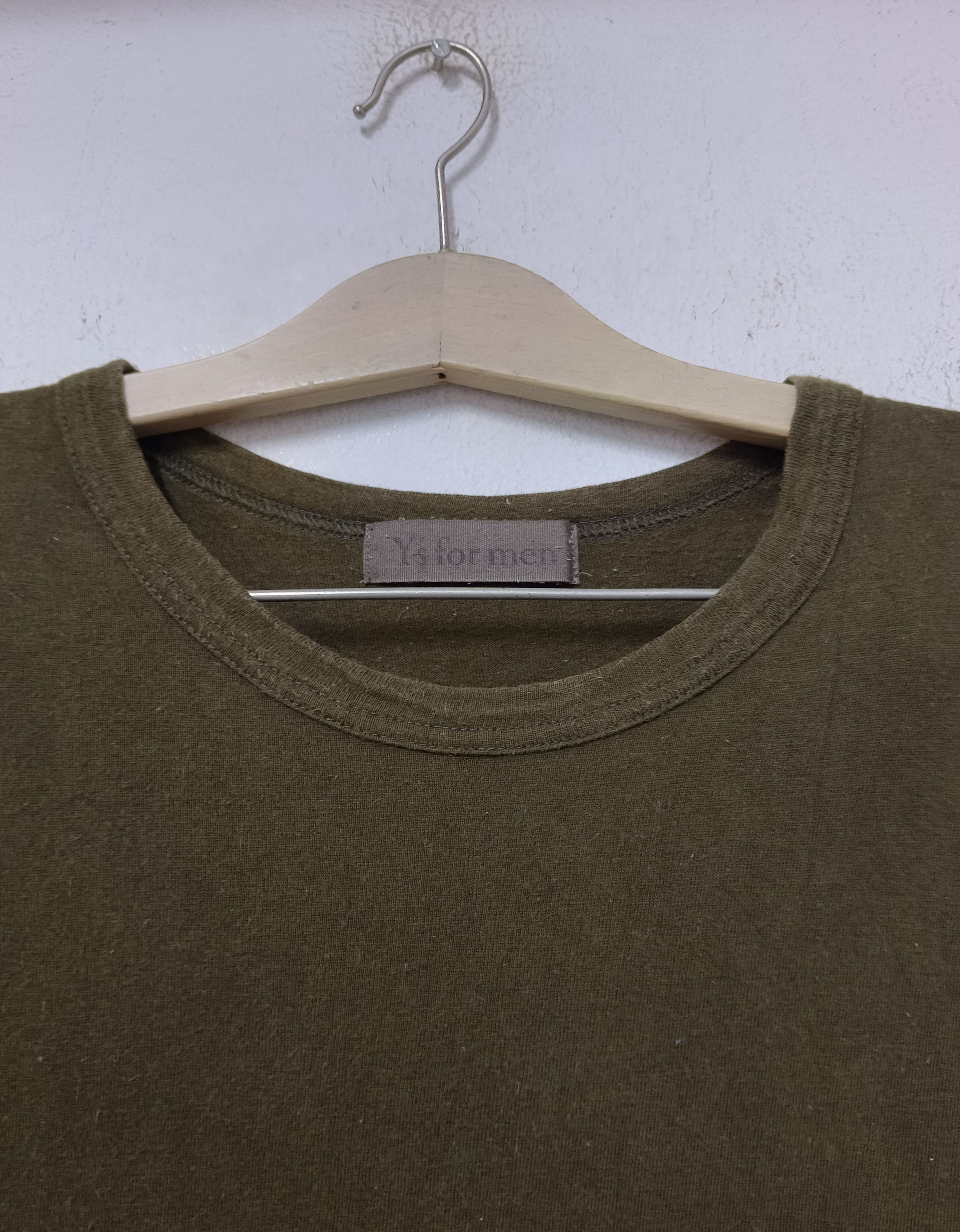 Y's for Men × Yohji Yamamoto Vintage Yohji Yamamoto Plain T-shirt Size US L / EU 52-54 / 3 - 3 Thumbnail