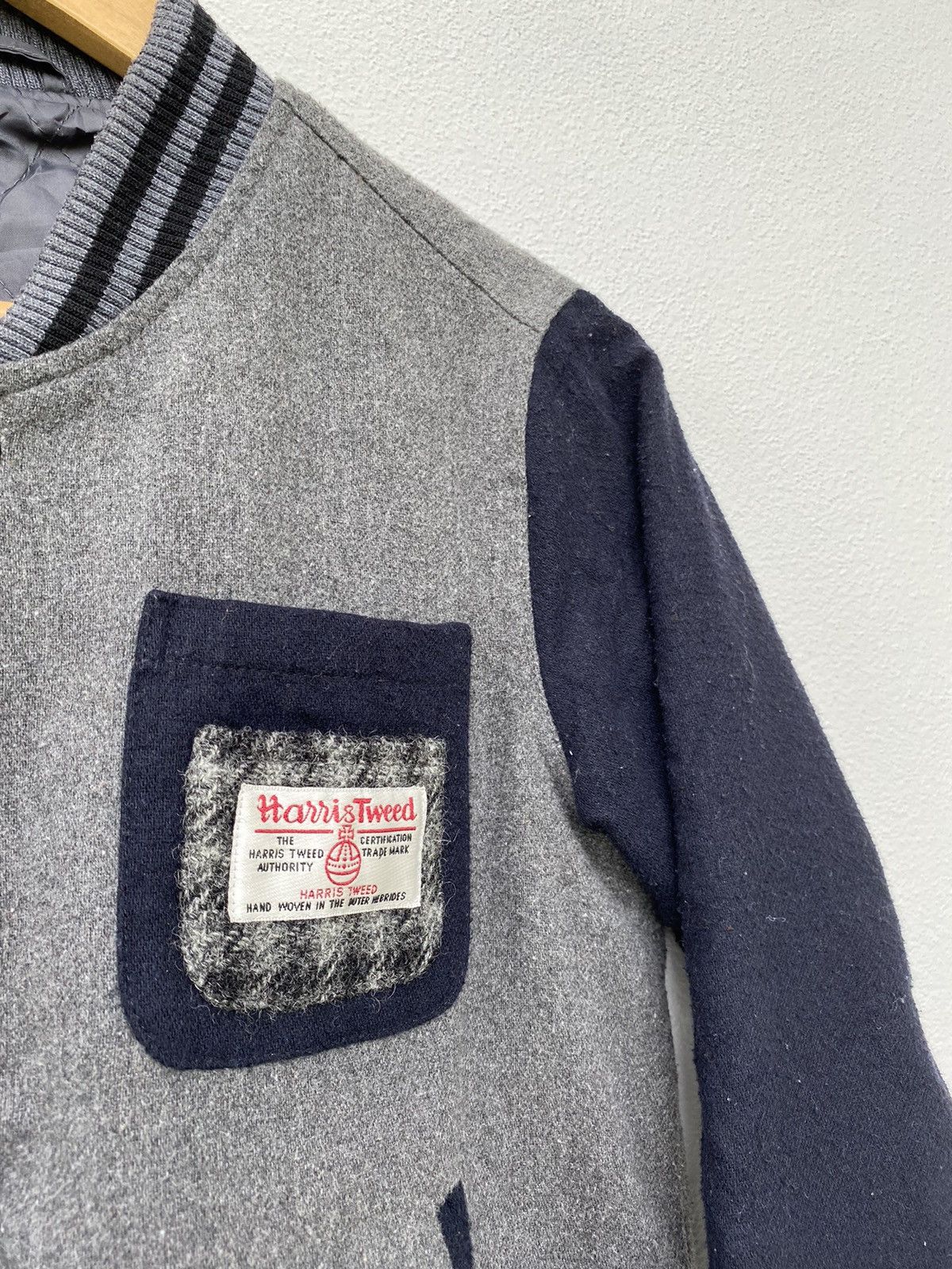 Harris Tweed Varsity Jacket by Harris Tweed Size US S / EU 44-46 / 1 - 5 Thumbnail