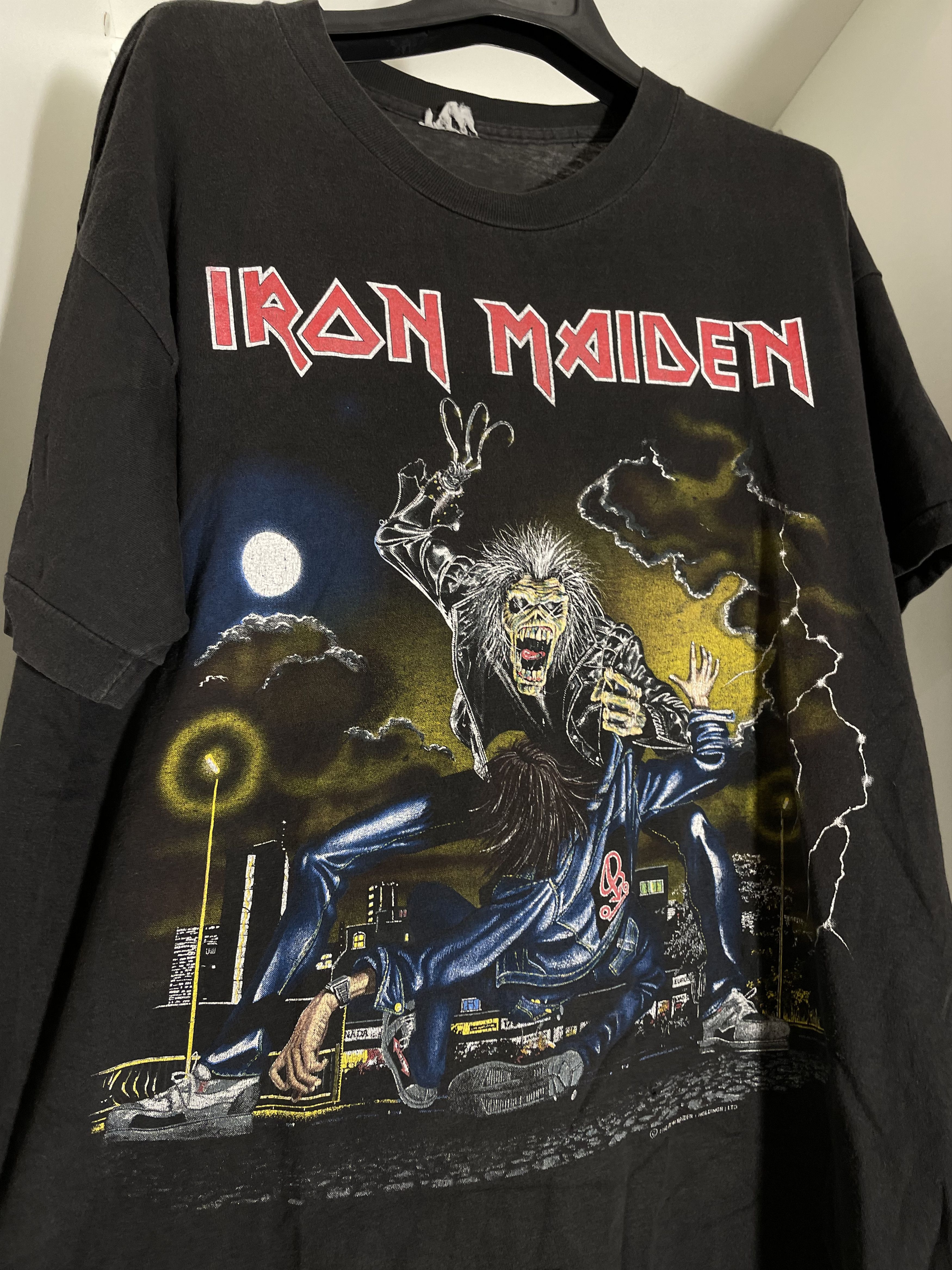 Band Tees Vintage 90s Iron maiden No prayer on the road tour 1990 tee Size US L / EU 52-54 / 3 - 2 Thumbnail