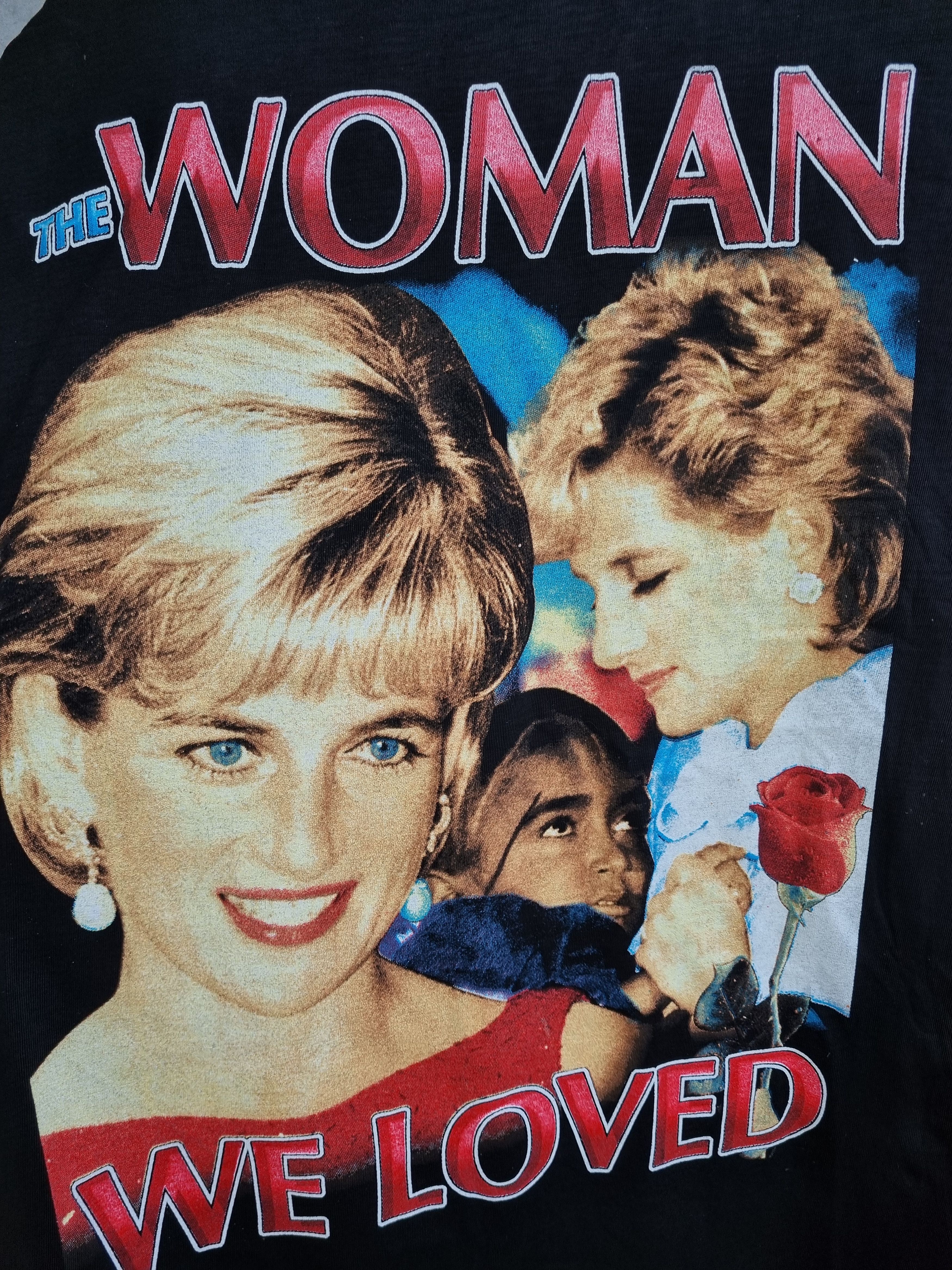 Vintage Unique Princess Diana The Woman We Loved Memorial VTG Tee Size US XXL / EU 58 / 5 - 5 Thumbnail