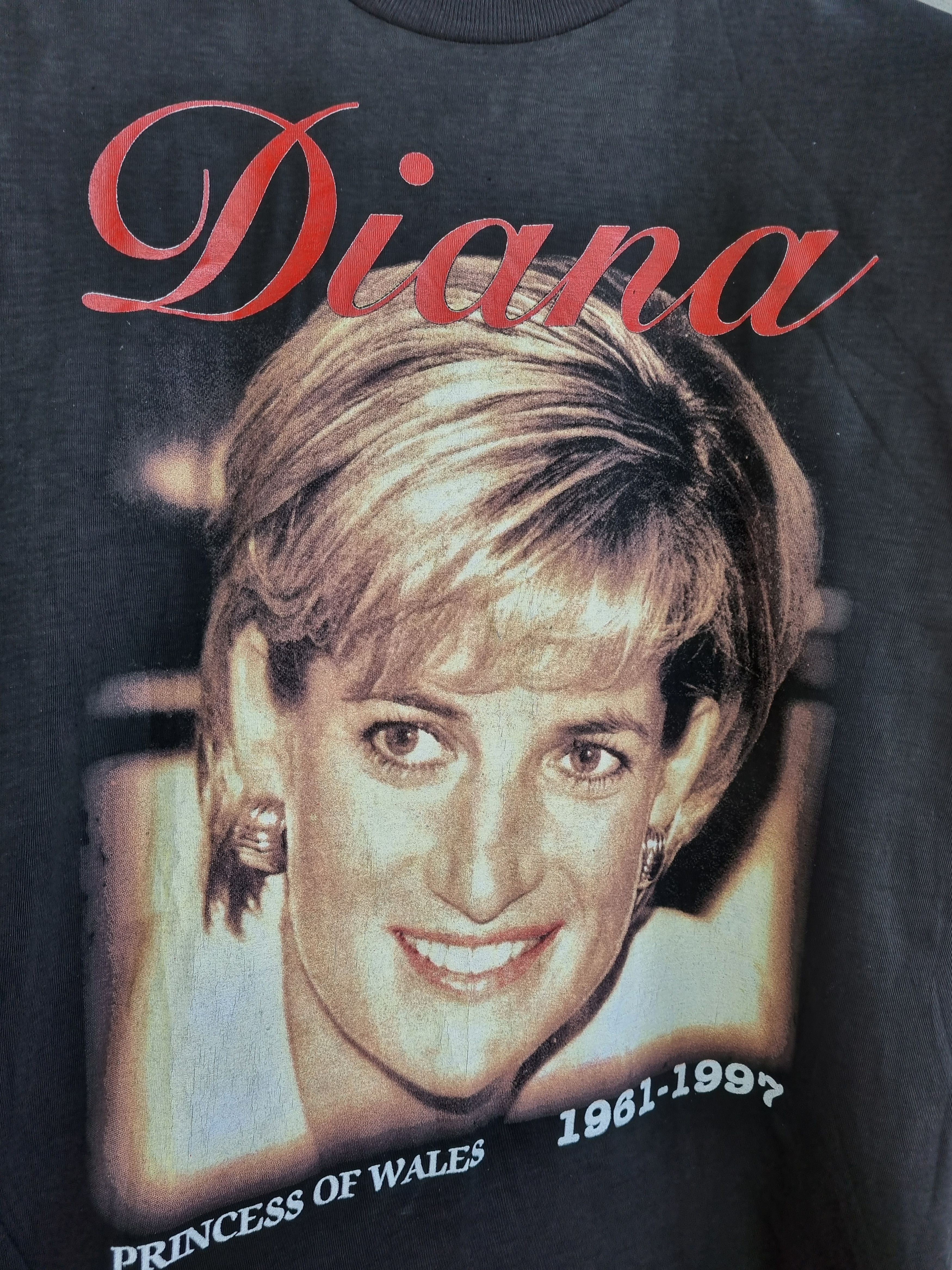 Vintage Unique Princess Diana The Woman We Loved Memorial VTG Tee Size US XXL / EU 58 / 5 - 4 Thumbnail