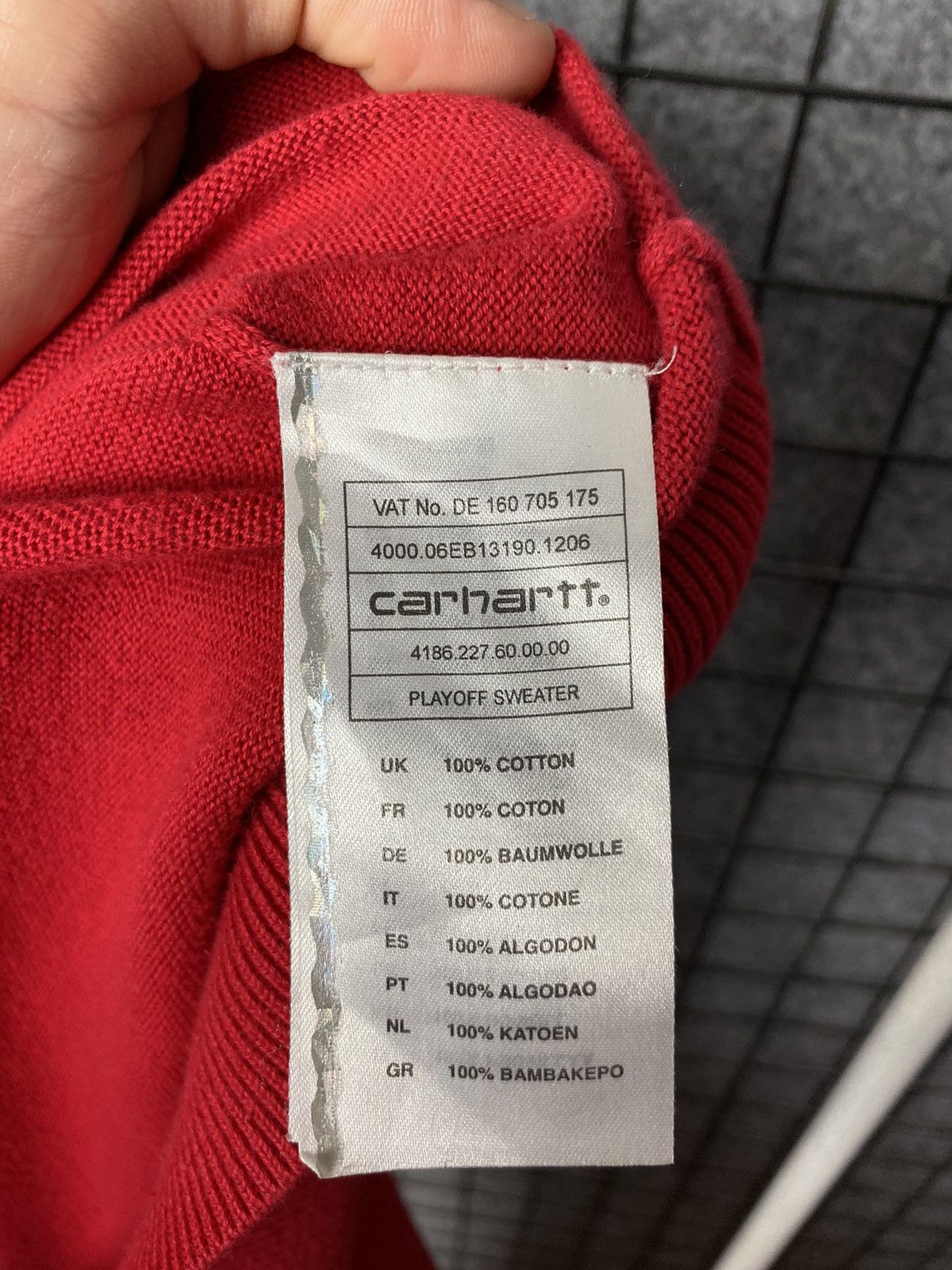 Carhartt × Vintage Carhartt Streetwear Cotton Playoff Sweater Size L Size US L / EU 52-54 / 3 - 6 Thumbnail