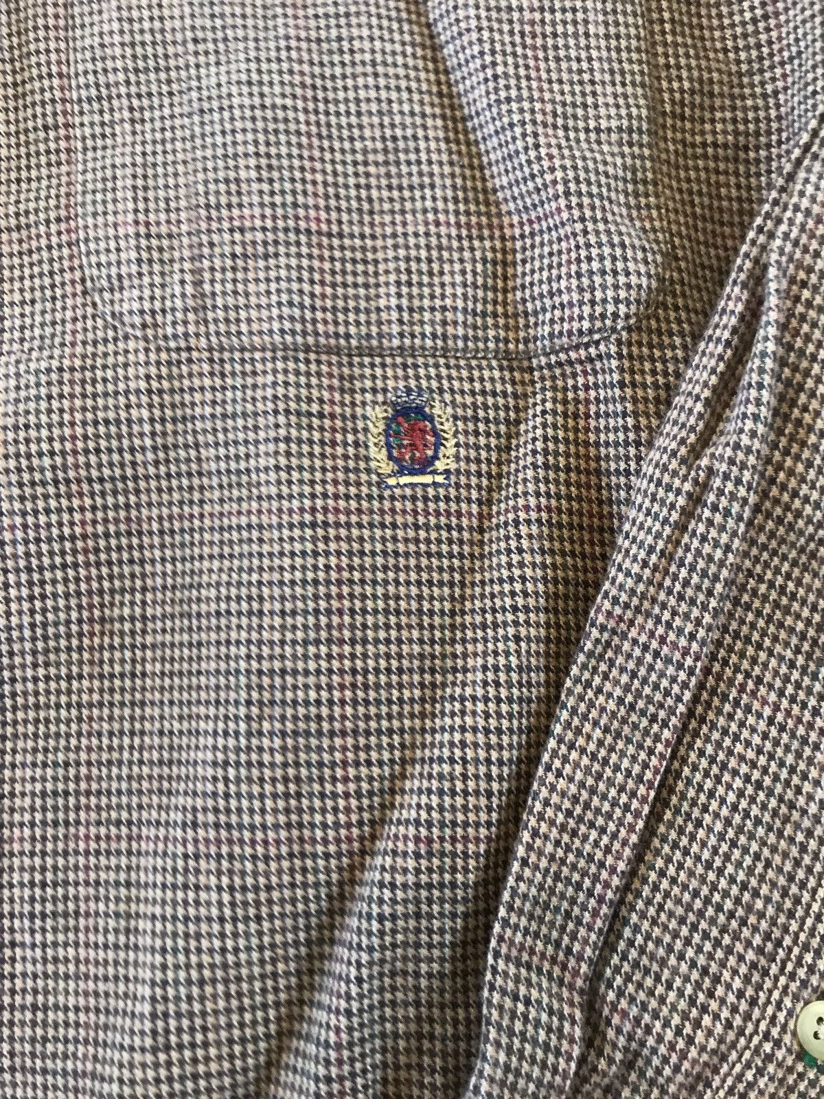 Tommy Hilfiger × Vintage Vintage Tommy Hilfiger Brown/Green Button Up Shirt Size US XL / EU 56 / 4 - 2 Thumbnail