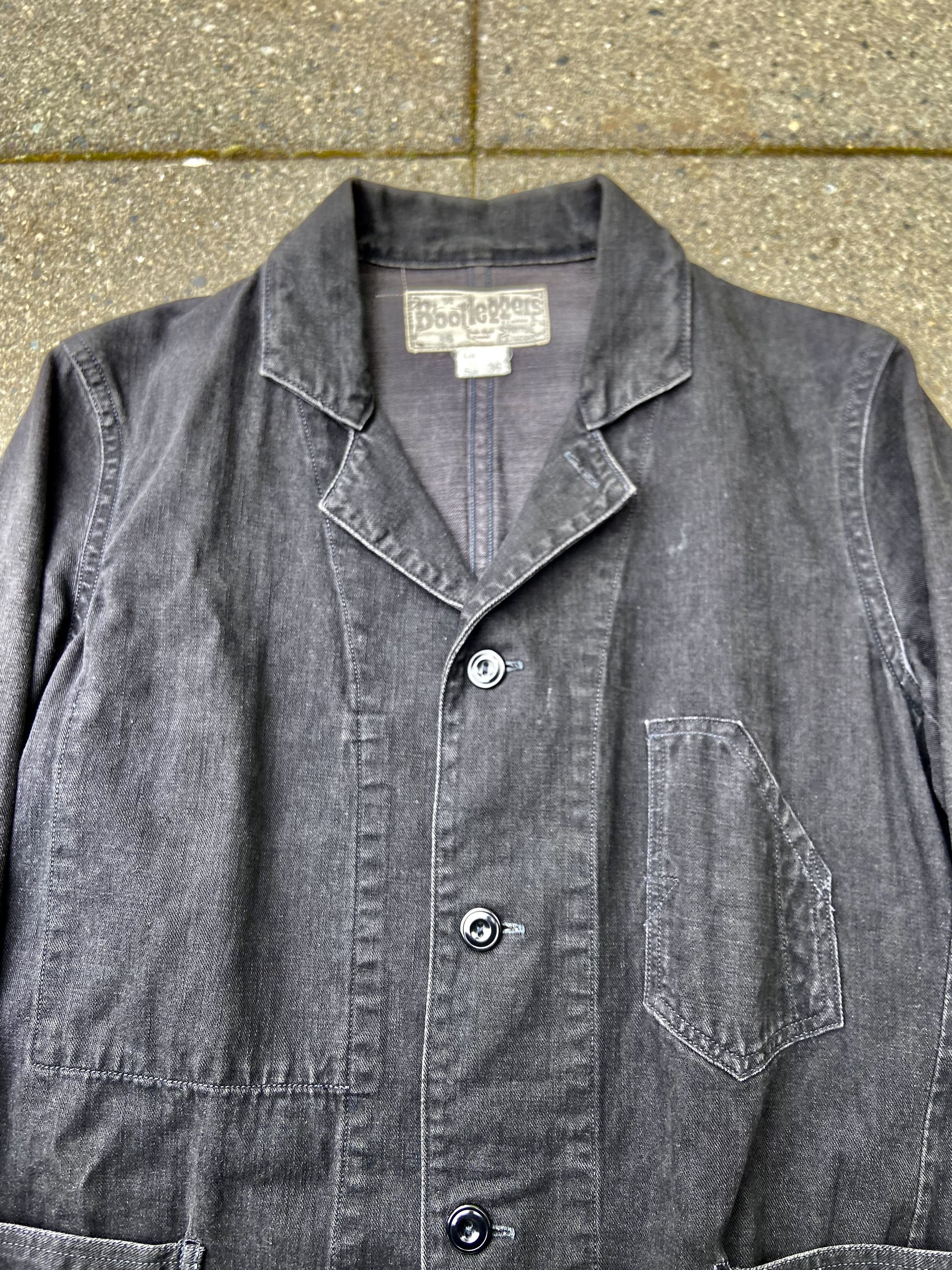 Freewheelers Freewheelers Black Cotton Conductor Jacket Chore Coat 36 Size US S / EU 44-46 / 1 - 3 Thumbnail