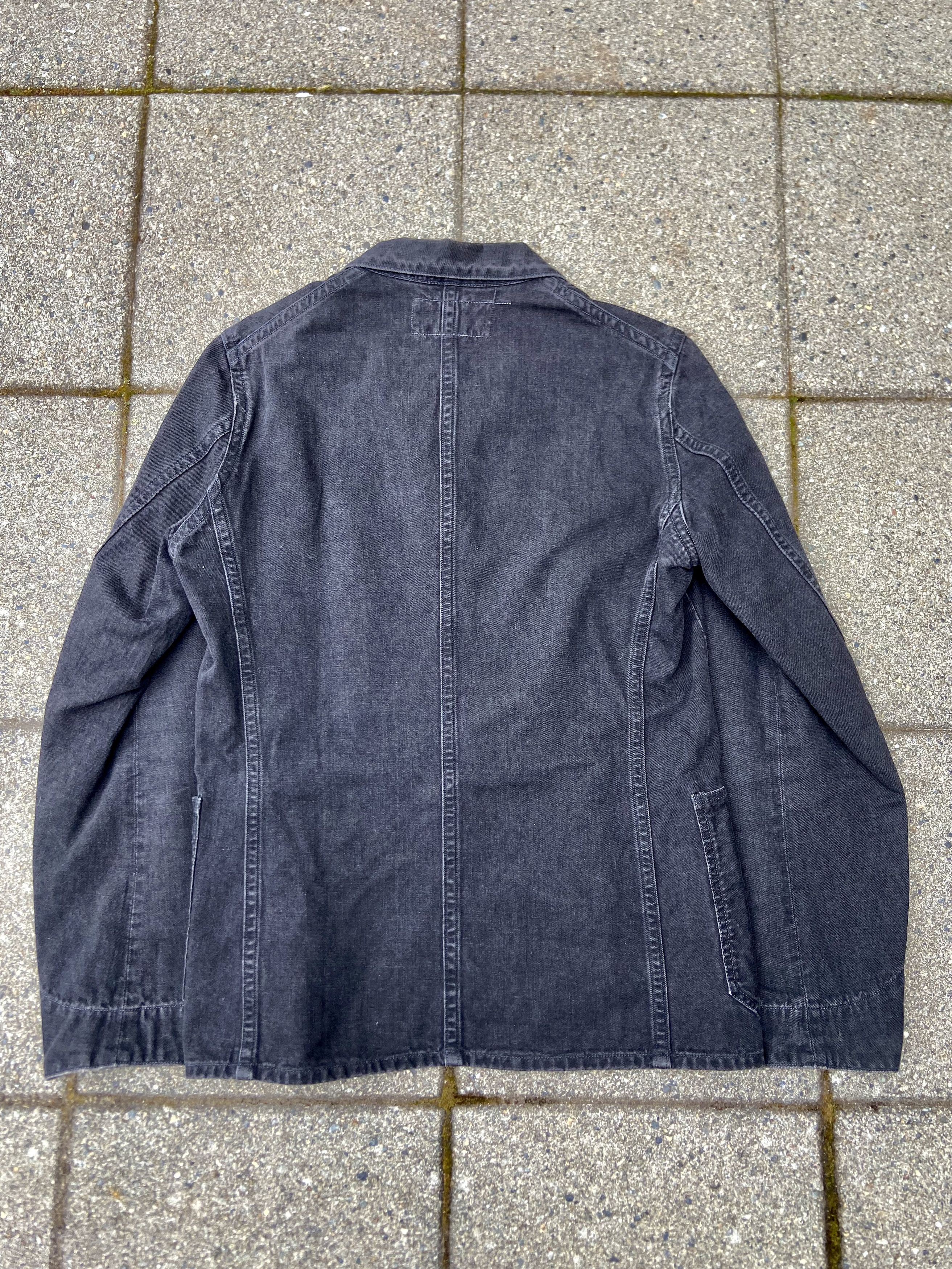 Freewheelers Freewheelers Black Cotton Conductor Jacket Chore Coat 36 Size US S / EU 44-46 / 1 - 4 Thumbnail