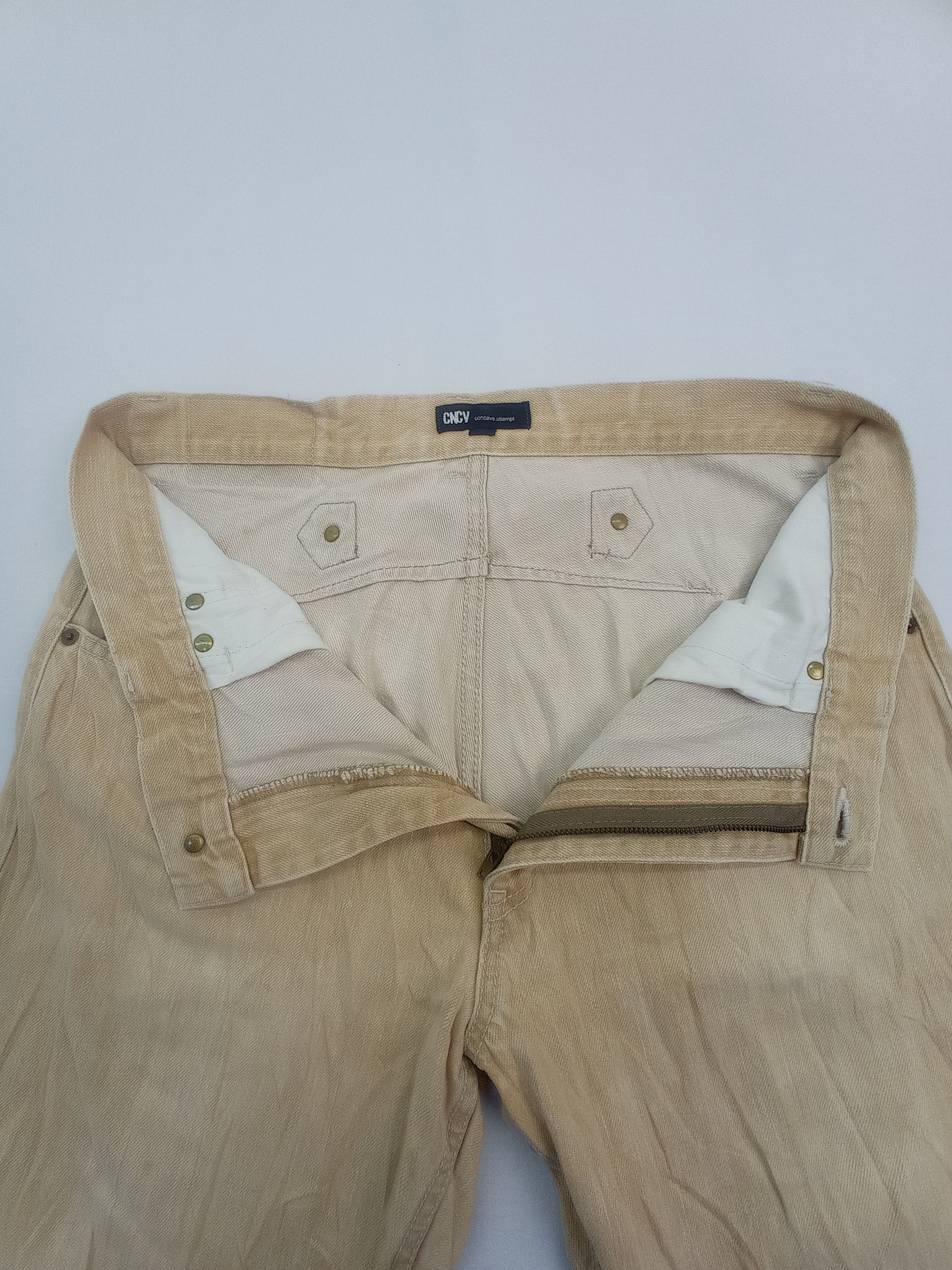 Other Concave Attempt Buckle Back Faded Brown Pants Size US 33 - 4 Thumbnail