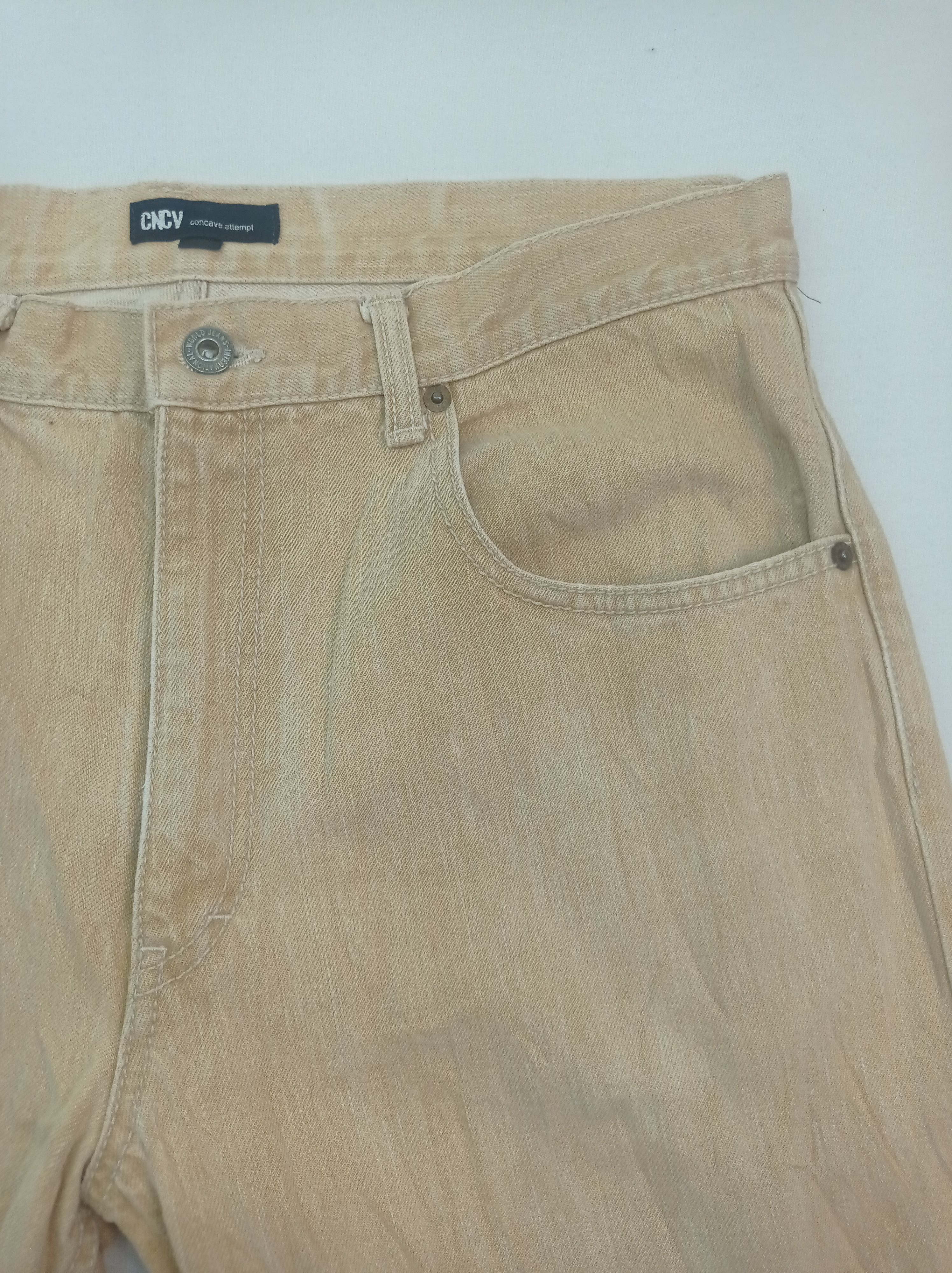 Other Concave Attempt Buckle Back Faded Brown Pants Size US 33 - 10 Thumbnail