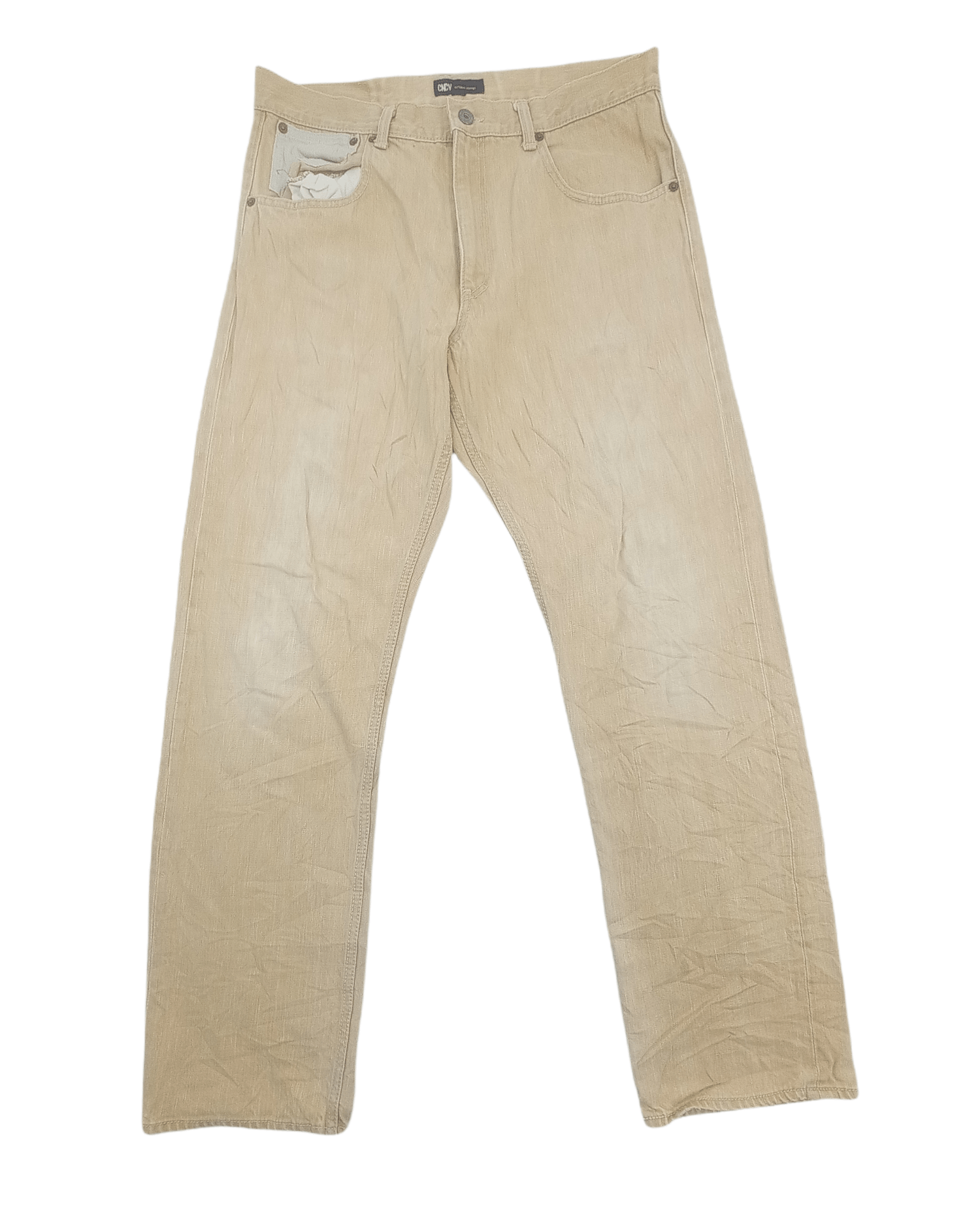 Other Concave Attempt Buckle Back Faded Brown Pants Size US 33 - 1 Thumbnail