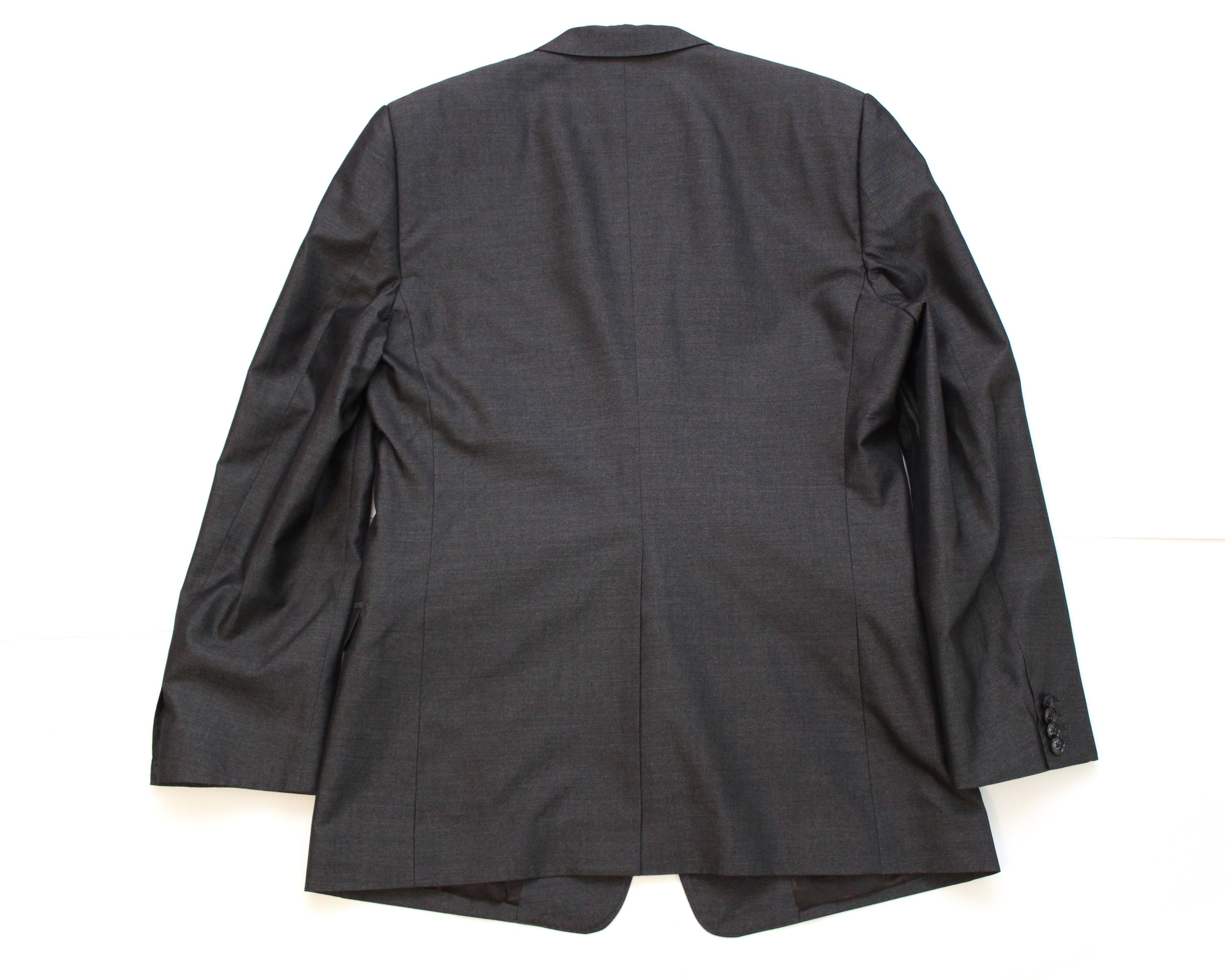 Dolce & Gabbana Dolce & Gabbana Gold Suit Jacket Silk Cotton Solid Gray Size 44R - 3 Thumbnail
