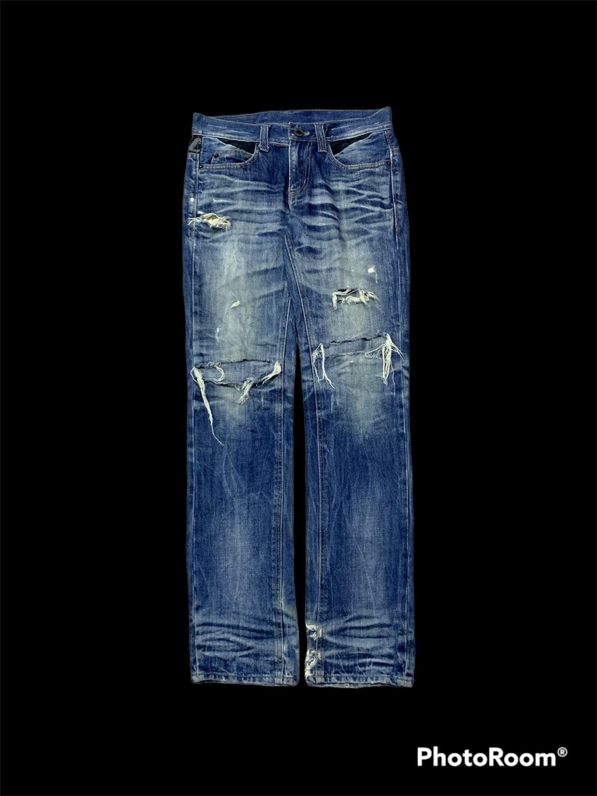 Jun Takahashi 💸BINDINGOFFER💸Undercover x costume distressed pants Size US 29 - 1 Thumbnail
