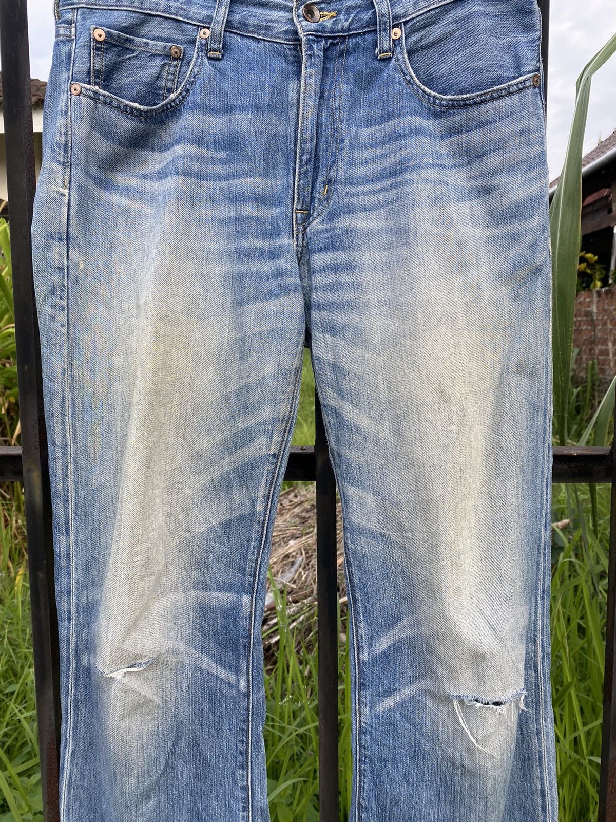 Gap OFFER 🔥 Vintage Distressed Gap 1969 Denim Jeans Size US 30 / EU 46 - 2 Thumbnail