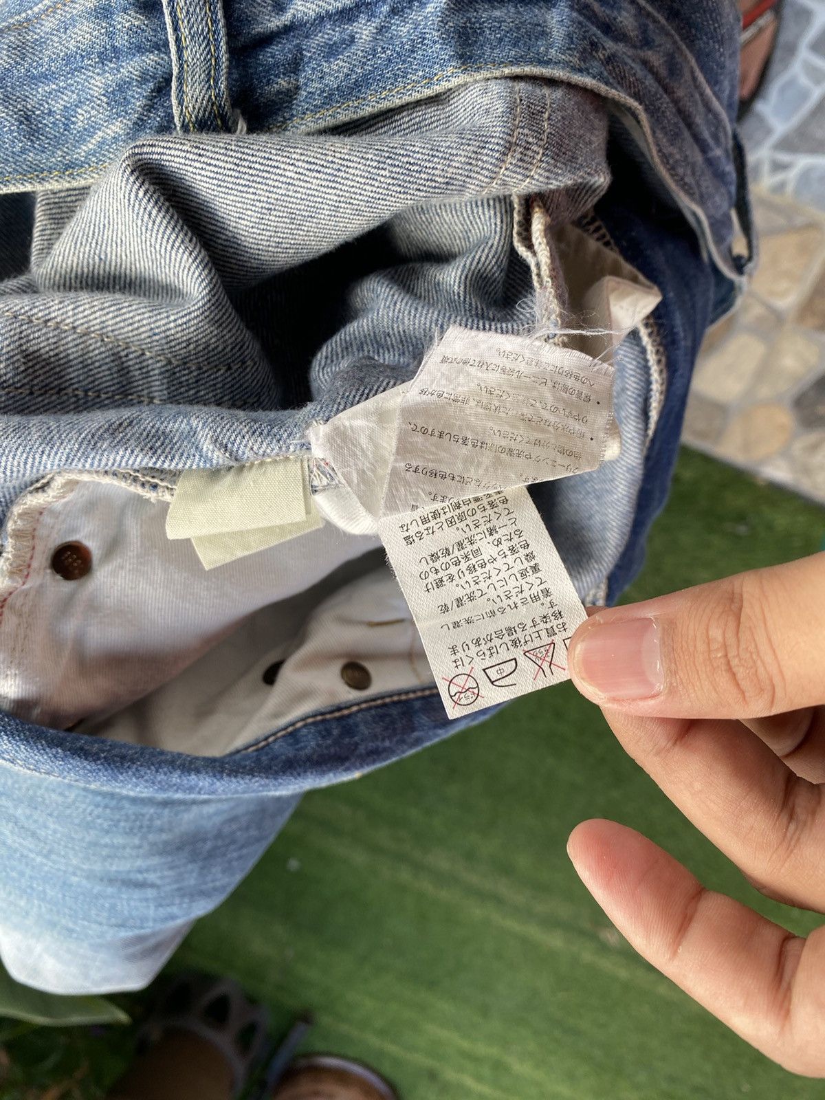 Gap OFFER 🔥 Vintage Distressed Gap 1969 Denim Jeans Size US 30 / EU 46 - 7 Thumbnail