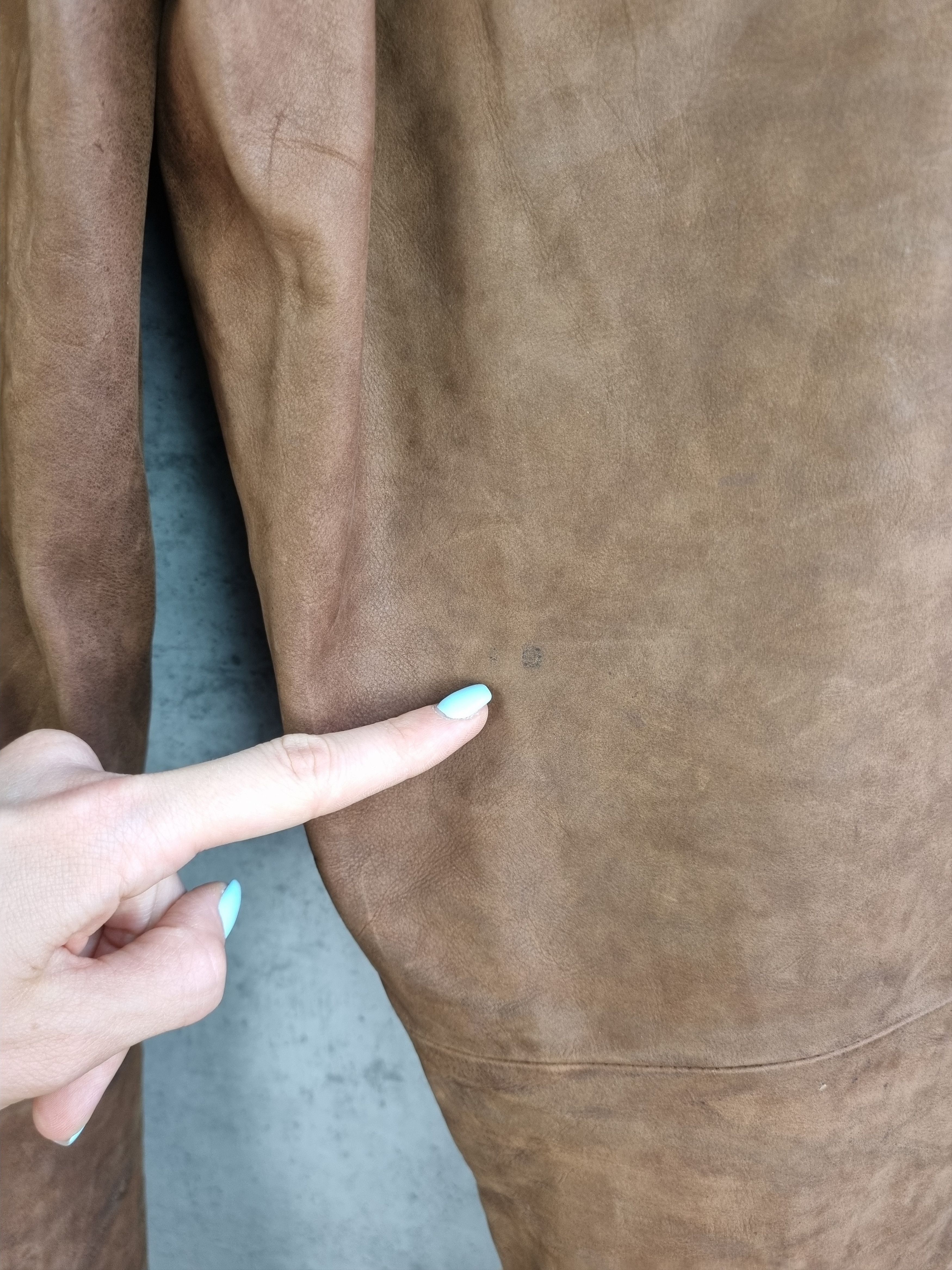 Cowboy Equipment 90s Rare Admont Suede Cowboy Leather Vintage Pants Size 25" / US 0 / IT 36 - 19 Thumbnail
