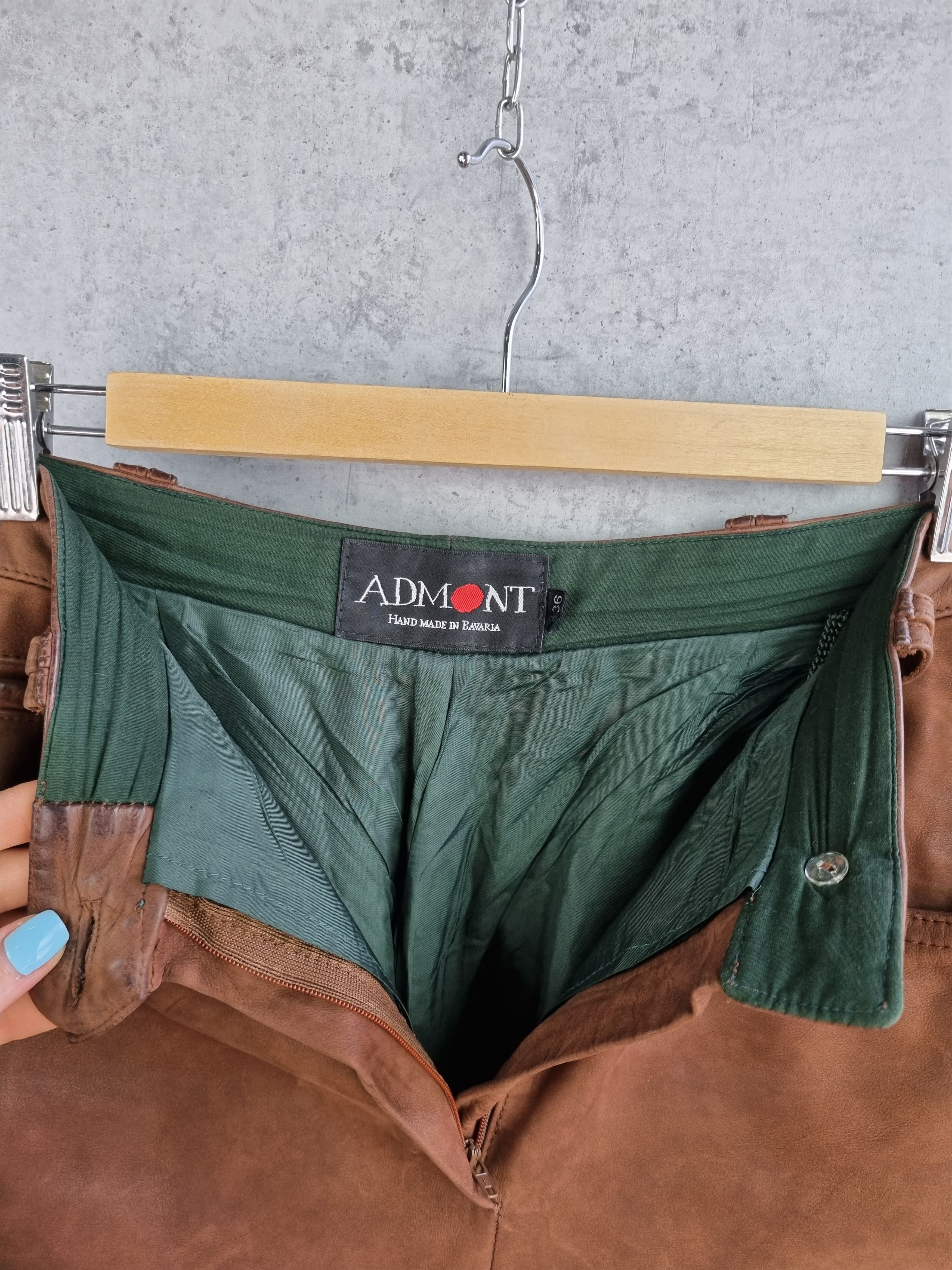 Cowboy Equipment 90s Rare Admont Suede Cowboy Leather Vintage Pants Size 25" / US 0 / IT 36 - 15 Thumbnail