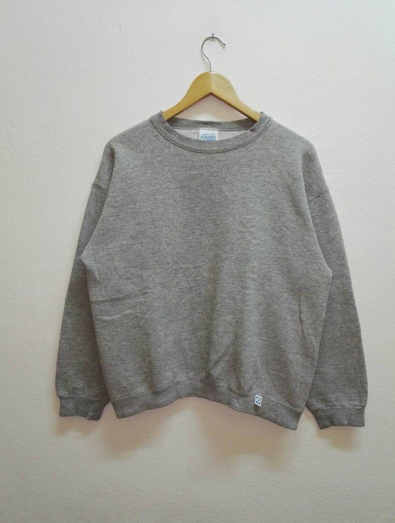 Tultex Rare Plain Tultex Sweatshirt Crewneck MADE IN USA (ss167) Size US M / EU 48-50 / 2 - 1 Thumbnail