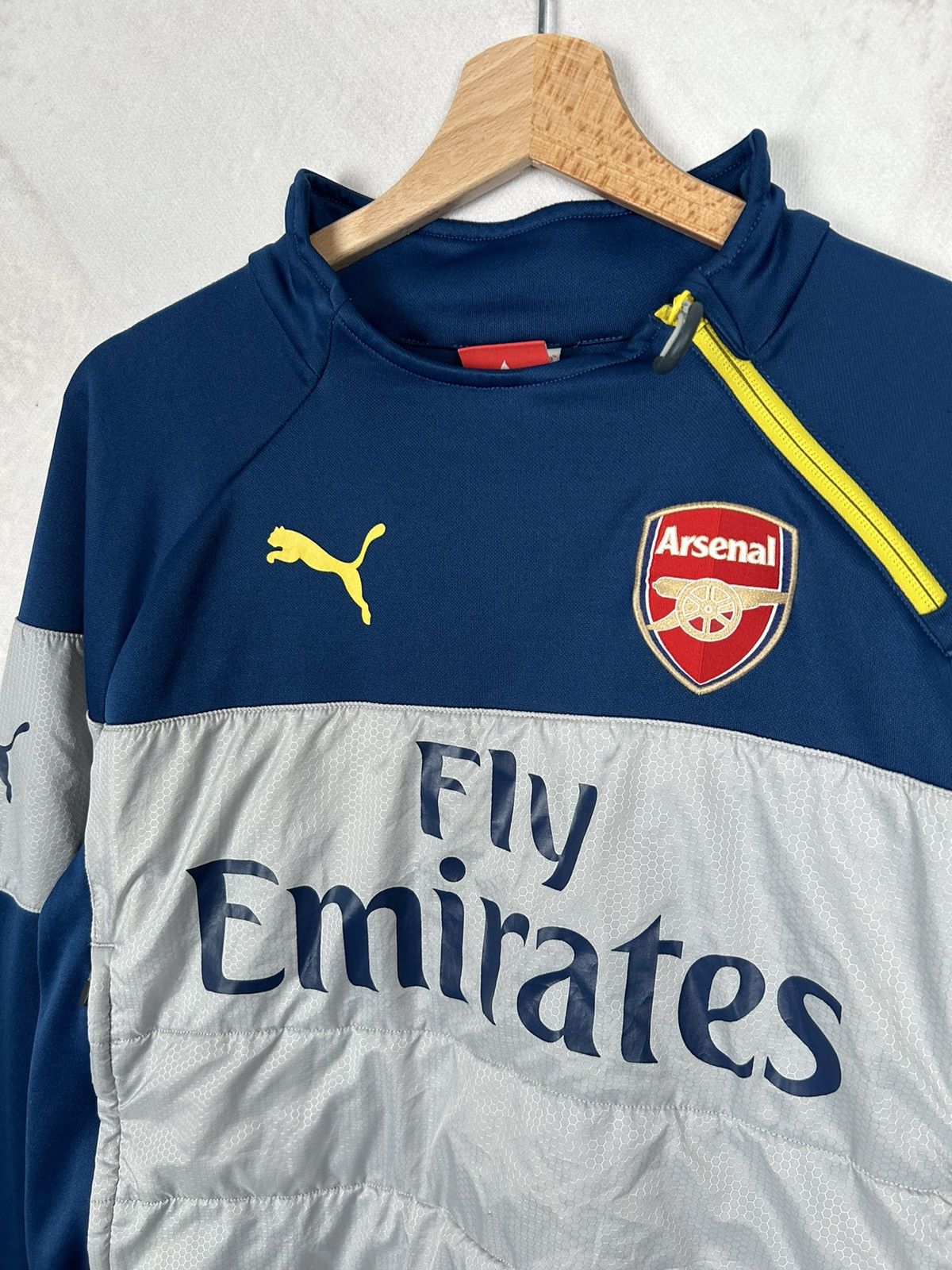 Puma Vintage Arsenal London Soccer Jersey Sweatshirt Football Size US M / EU 48-50 / 2 - 3 Thumbnail
