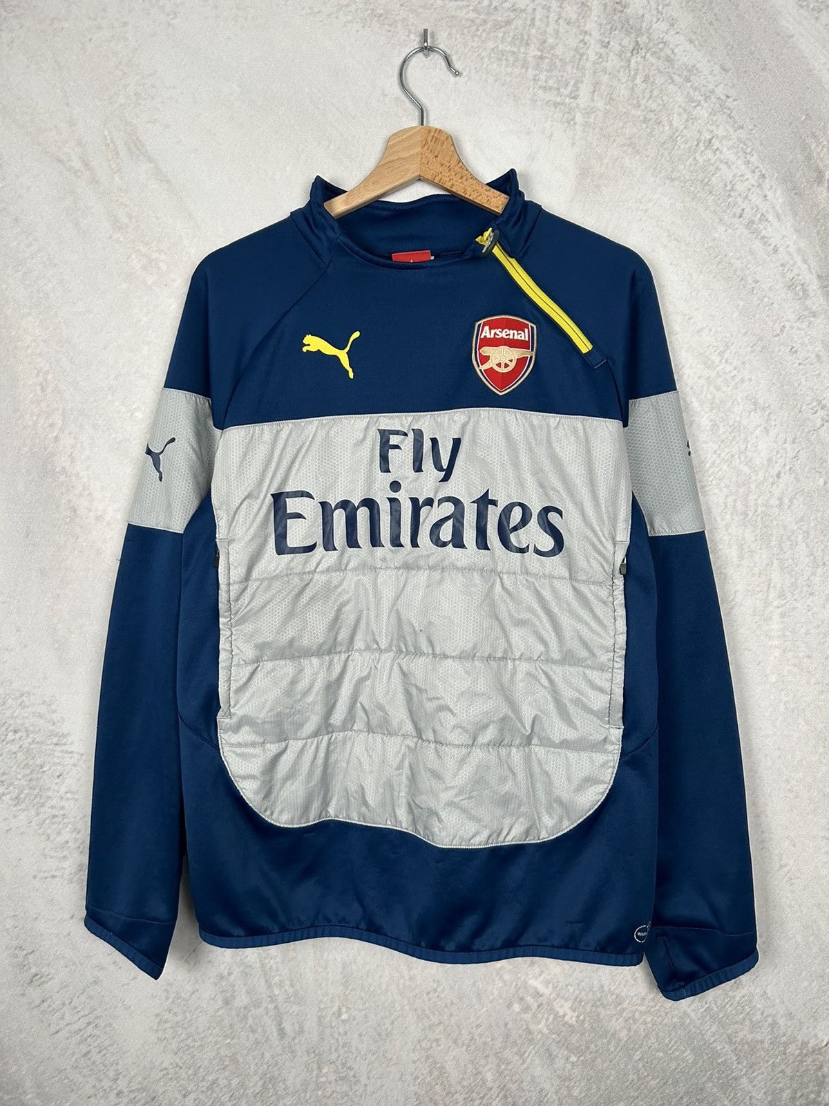 Puma Vintage Arsenal London Soccer Jersey Sweatshirt Football Size US M / EU 48-50 / 2 - 1 Thumbnail