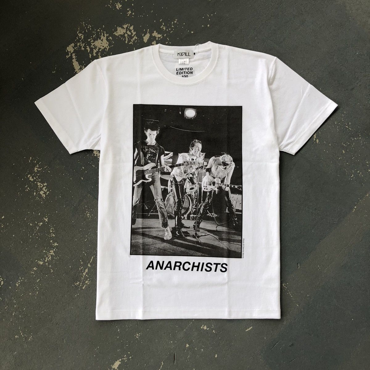 Kidill x Dennis Morris Anarchists Bollocks One-Size T Shirt