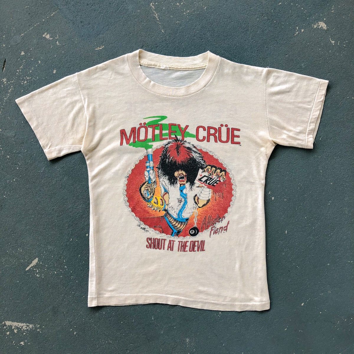 Vintage 80s Motley Crue Shout At The Devil Tour T-Shirt
