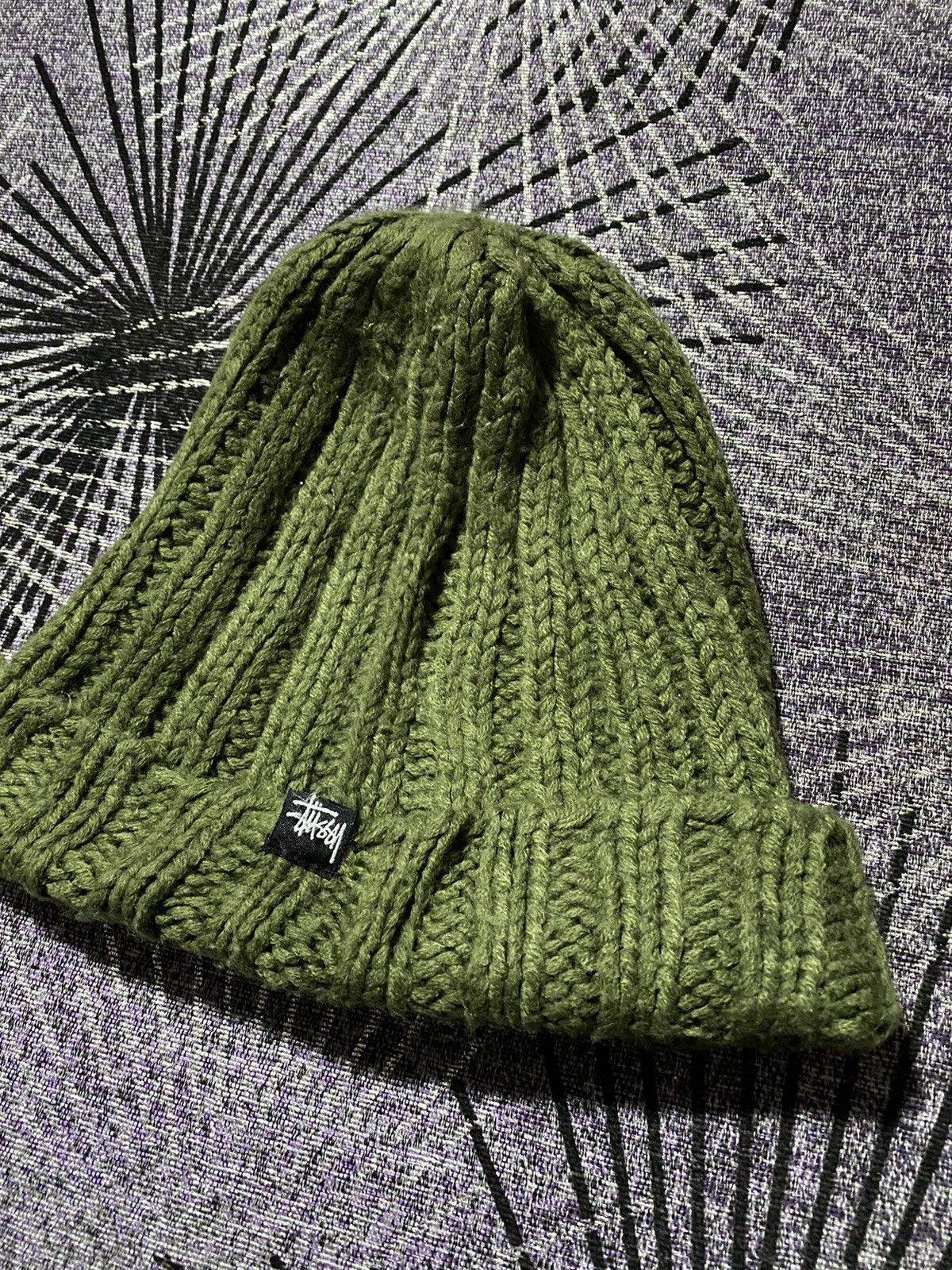 Stussy 🔥DHL SHIPPING🔥STUSSY STREET WEAR FASHION KNITED BEANIE Size ONE SIZE - 3 Thumbnail
