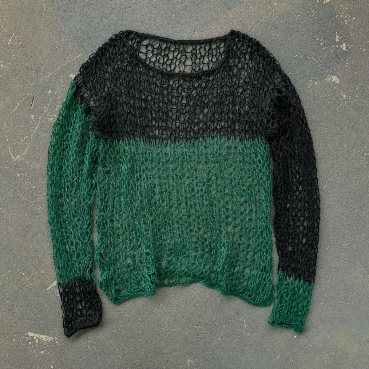 Vintage Japanese Handmade Loose Knit Punk Sweater