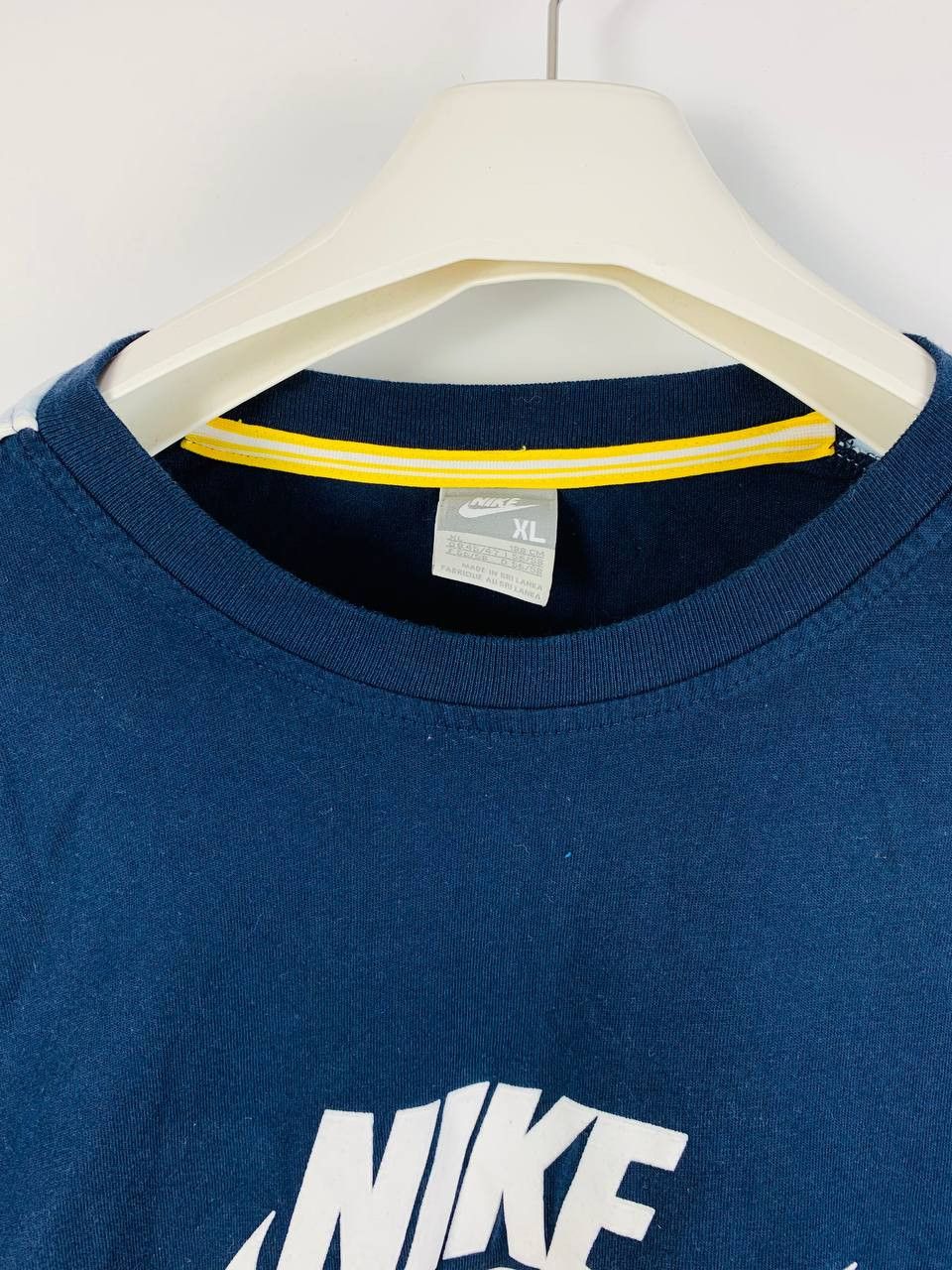 Nike Nike Vintage Big Logo sweatshirt blue cotton XL Size US XL / EU 56 / 4 - 2 Thumbnail