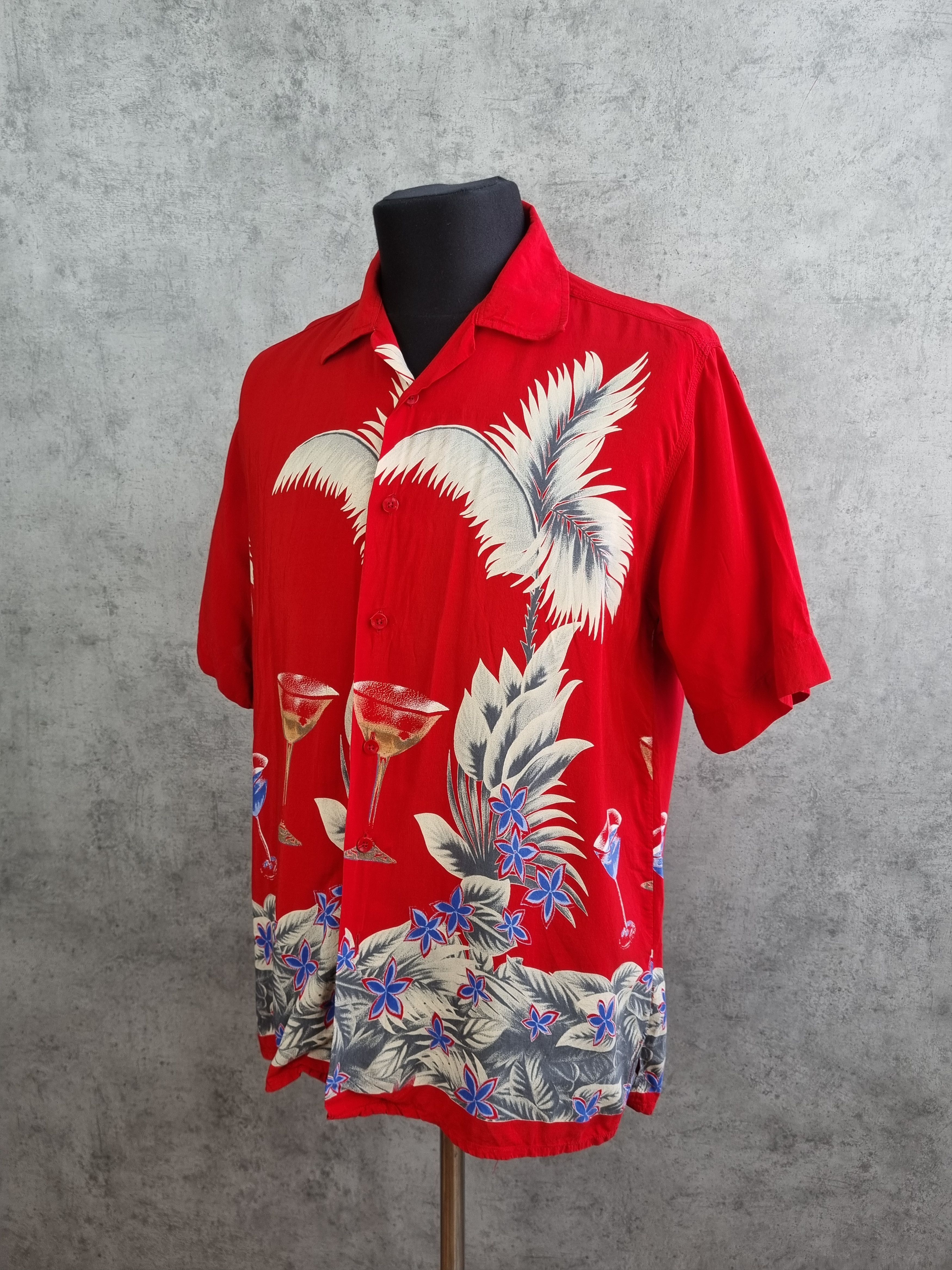 Vintage Del Romanino Hawaiian Viscose Shirt Beauty Size US M / EU 48-50 / 2 - 3 Thumbnail