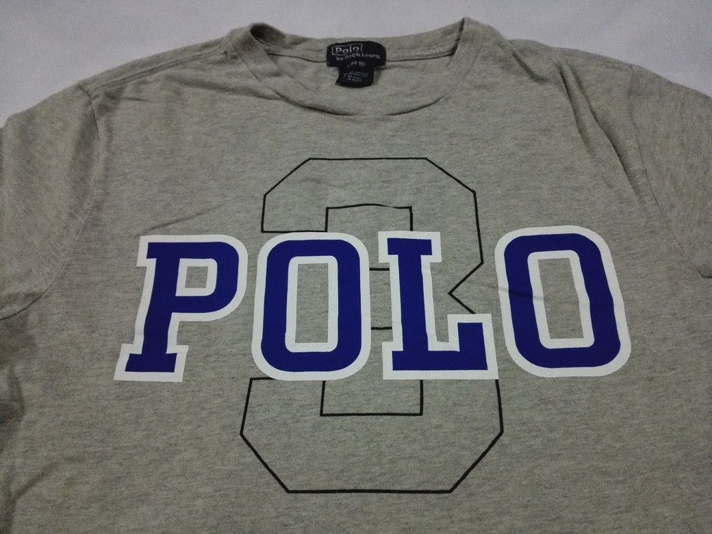 Polo Ralph Lauren × Vintage POLO RALPH LAUREN Classic Spell Out Tee Size M / US 6-8 / IT 42-44 - 2 Thumbnail