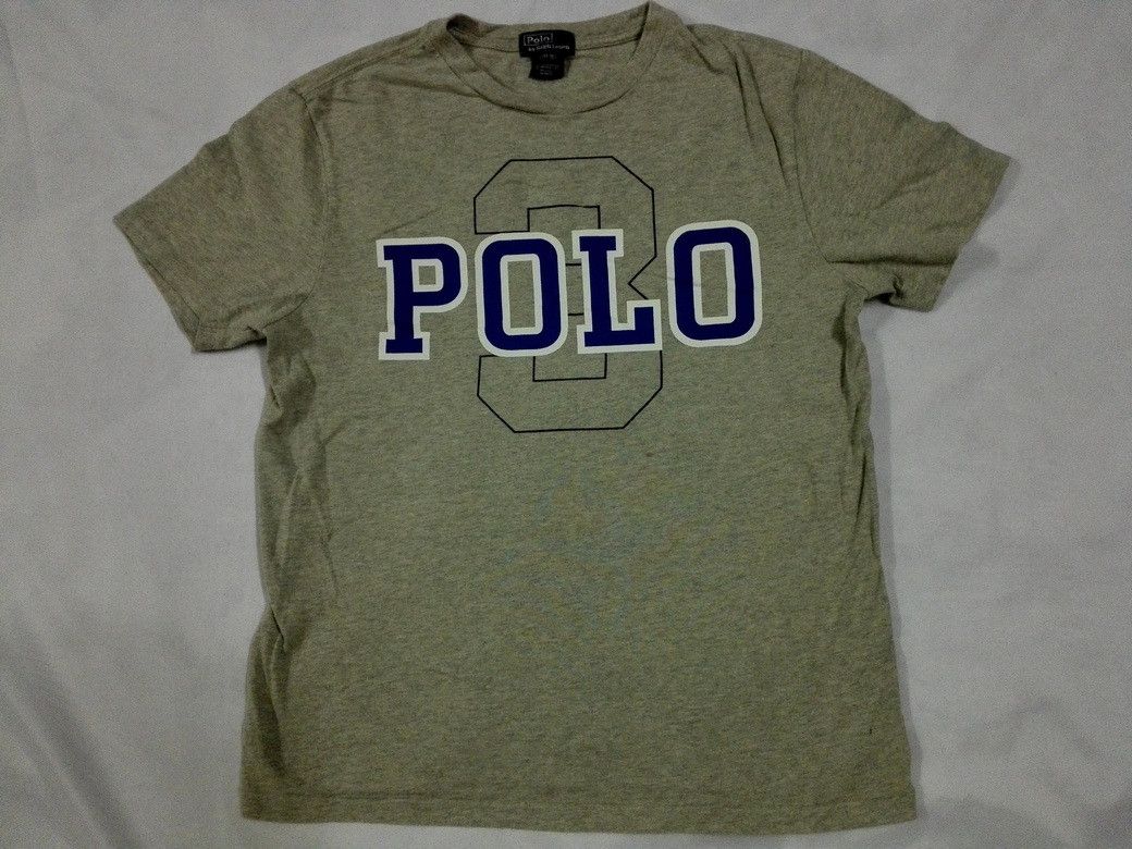 Polo Ralph Lauren × Vintage POLO RALPH LAUREN Classic Spell Out Tee Size M / US 6-8 / IT 42-44 - 1 Thumbnail