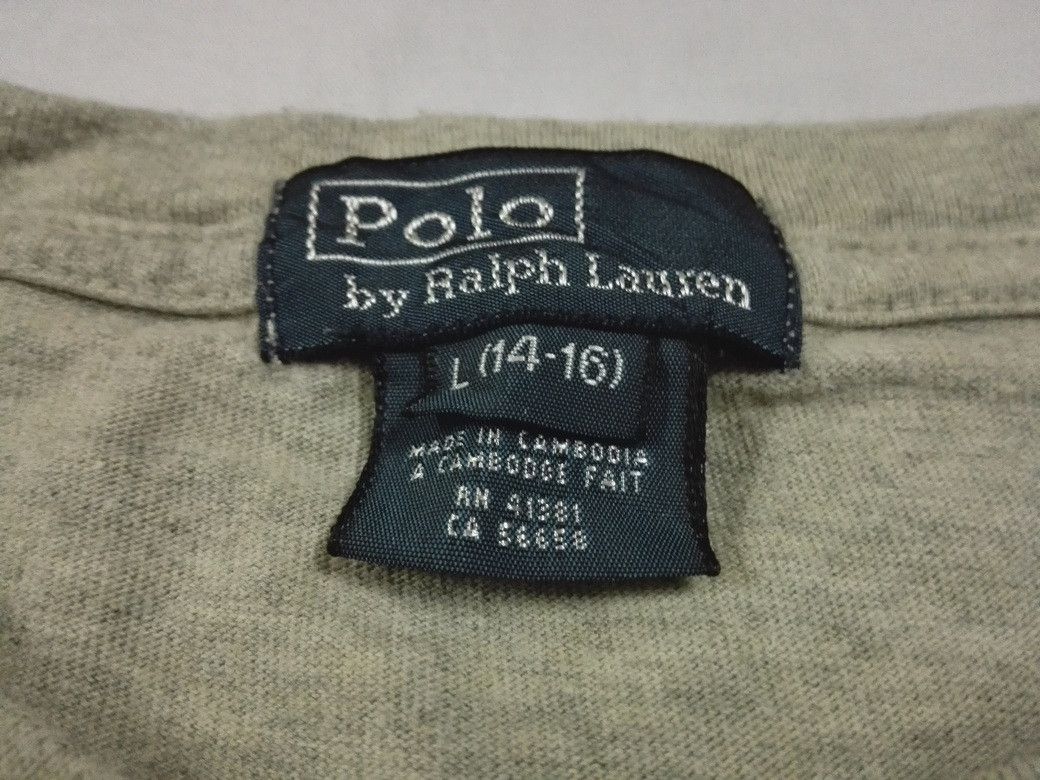 Polo Ralph Lauren × Vintage POLO RALPH LAUREN Classic Spell Out Tee Size M / US 6-8 / IT 42-44 - 3 Thumbnail