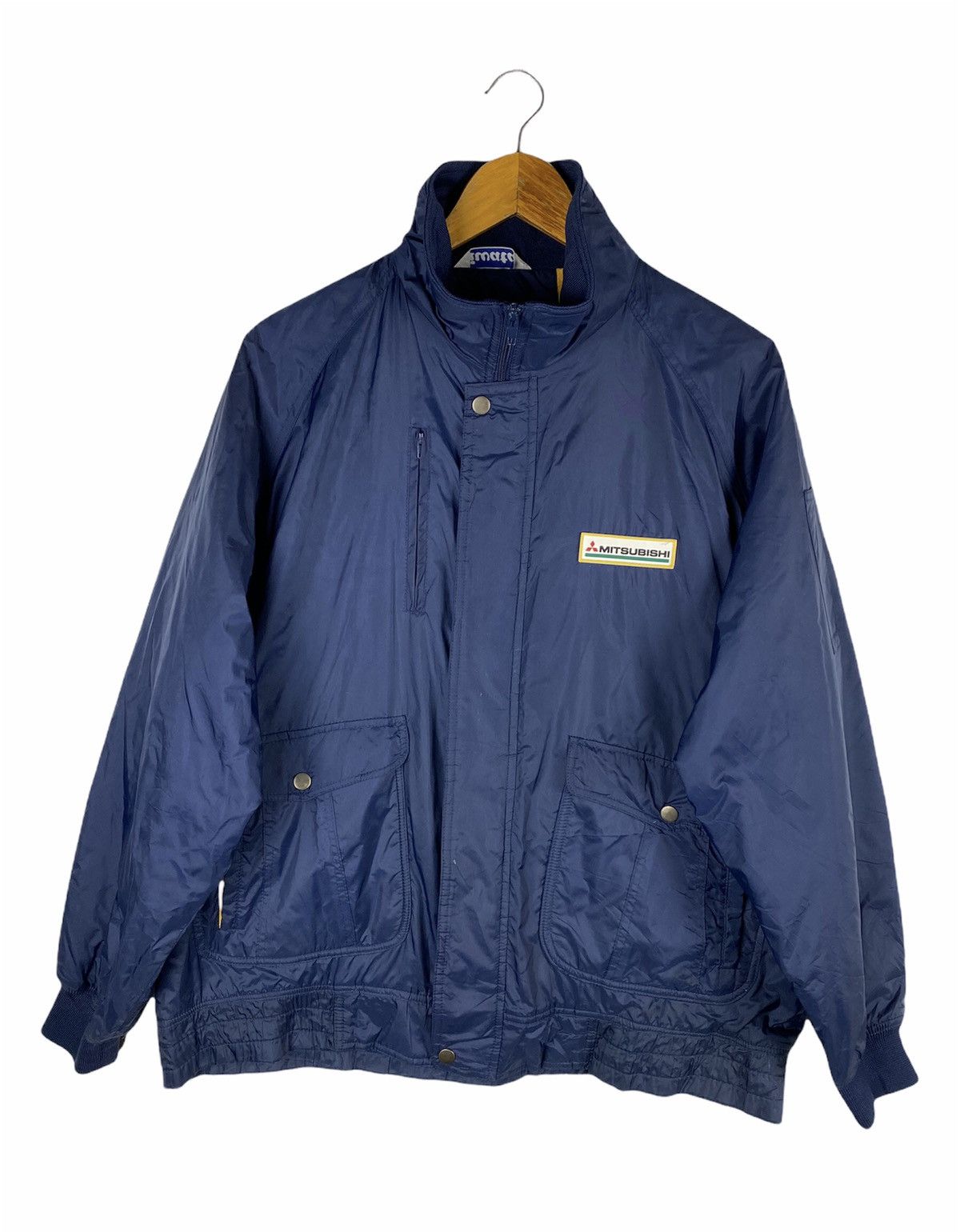 Japanese Brand × Vintage MITSUBISHI WORKER JACKET TOP AUTOMOTIVE BRAND Size US L / EU 52-54 / 3 - 2 Thumbnail