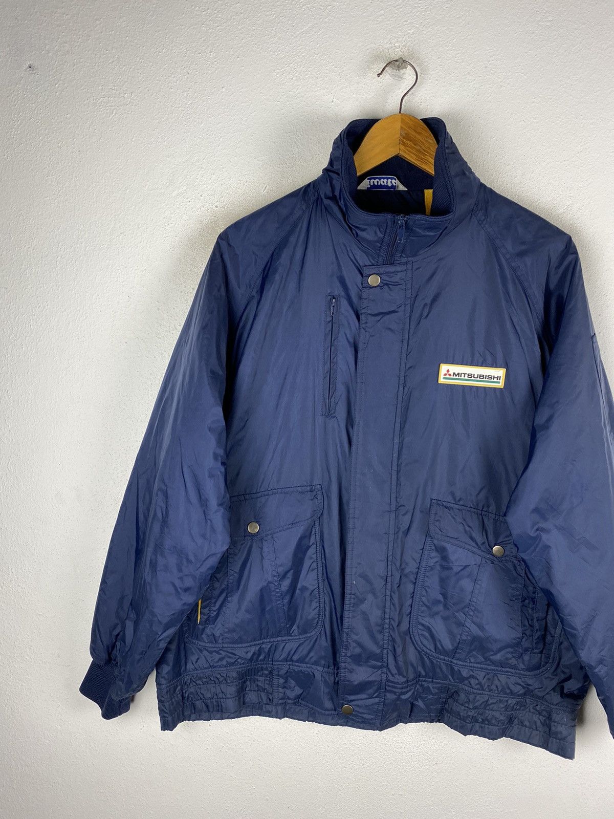 Japanese Brand × Vintage MITSUBISHI WORKER JACKET TOP AUTOMOTIVE BRAND Size US L / EU 52-54 / 3 - 7 Thumbnail