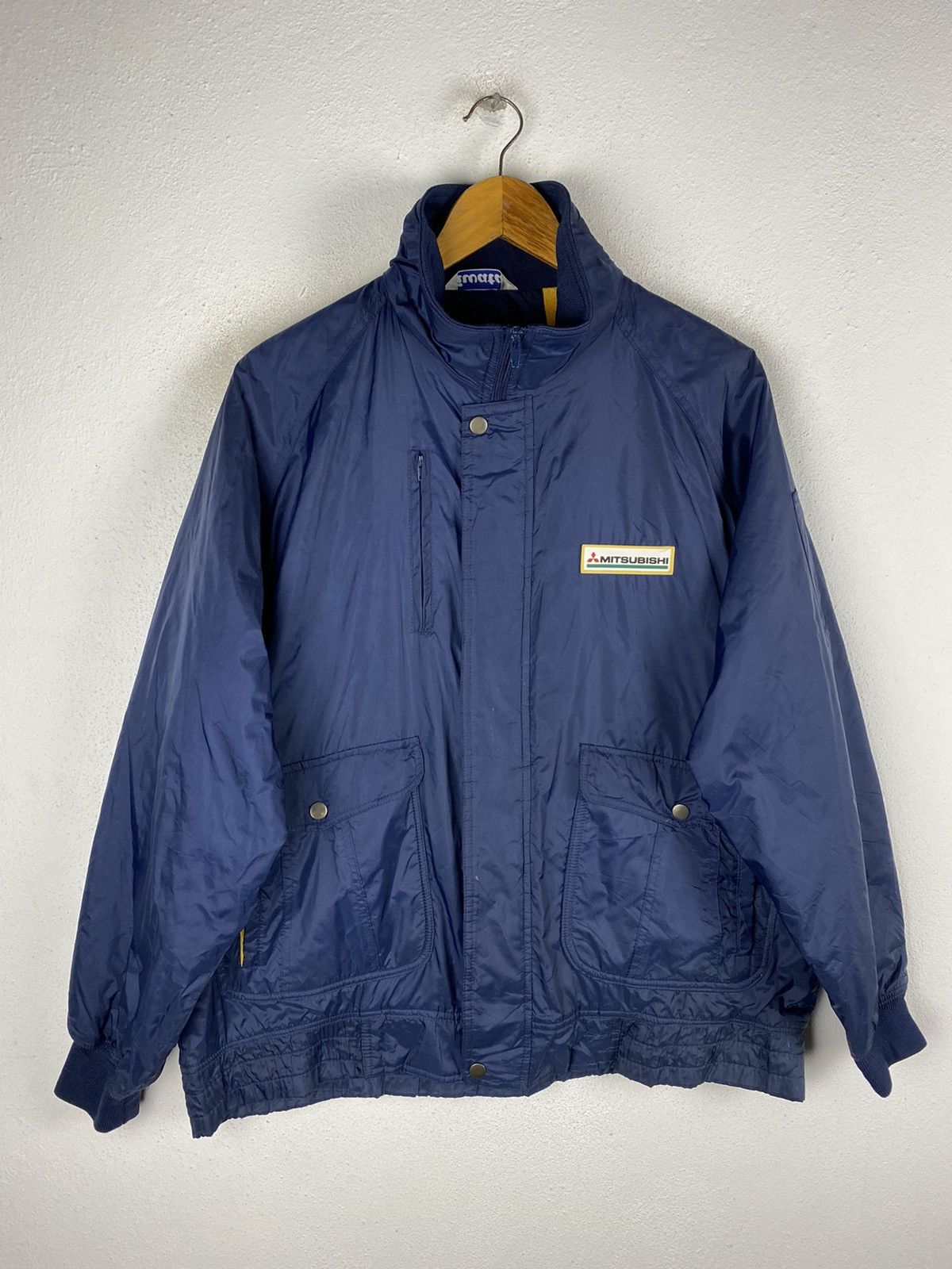 Japanese Brand × Vintage MITSUBISHI WORKER JACKET TOP AUTOMOTIVE BRAND Size US L / EU 52-54 / 3 - 6 Thumbnail