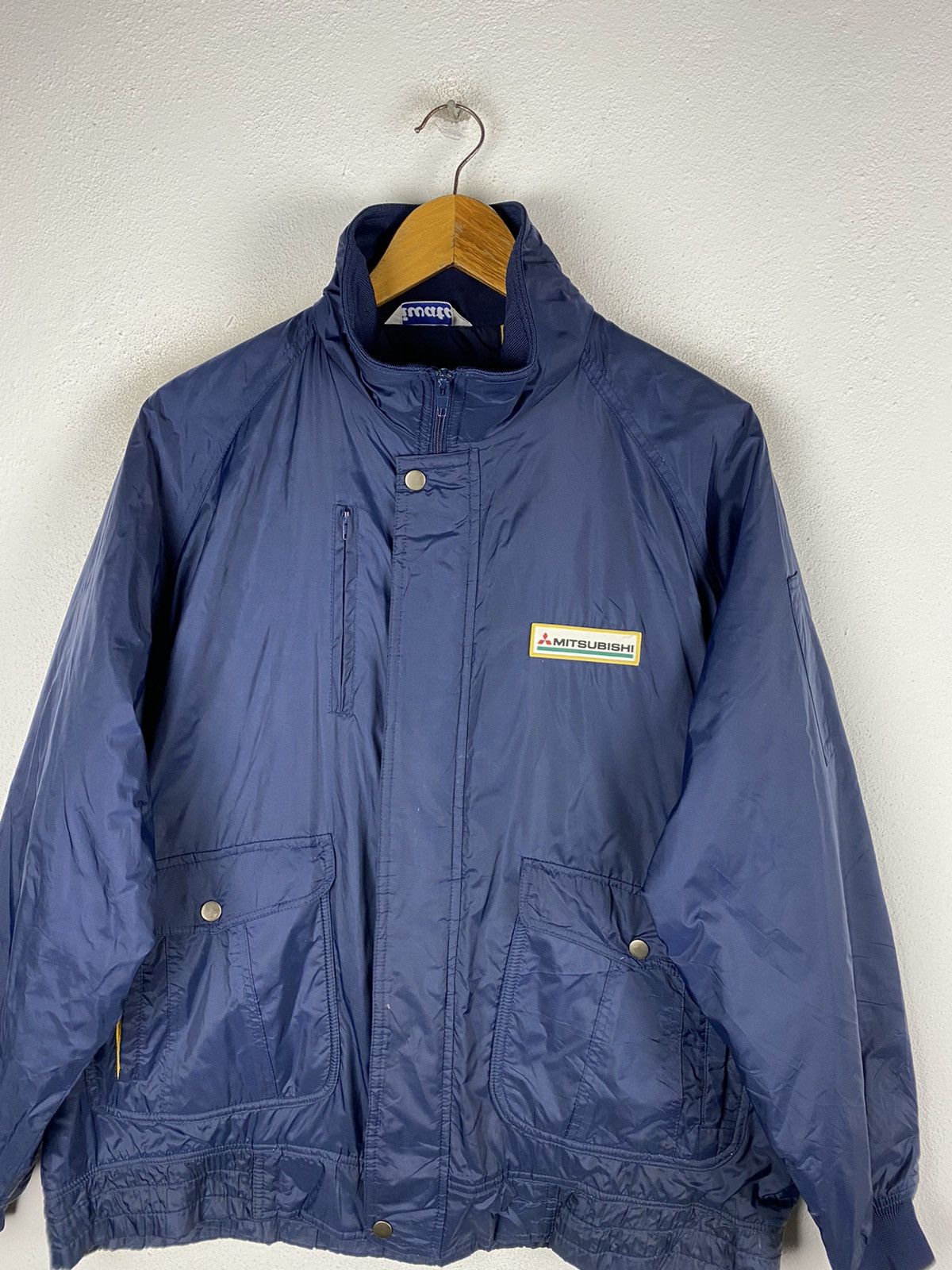 Japanese Brand × Vintage MITSUBISHI WORKER JACKET TOP AUTOMOTIVE BRAND Size US L / EU 52-54 / 3 - 8 Thumbnail