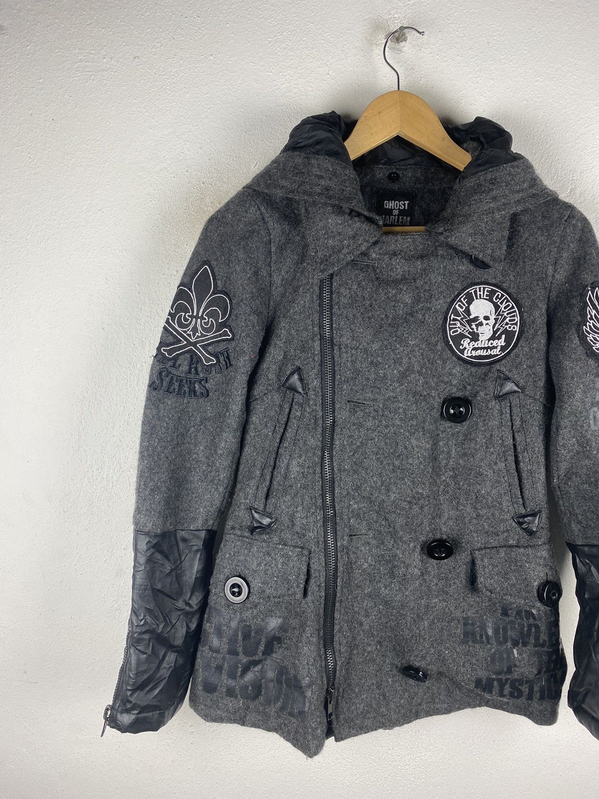 Japanese Brand Ghost of Harlem Gothic Military Peacoat – Japanese Size US S / EU 44-46 / 1 - 5 Thumbnail