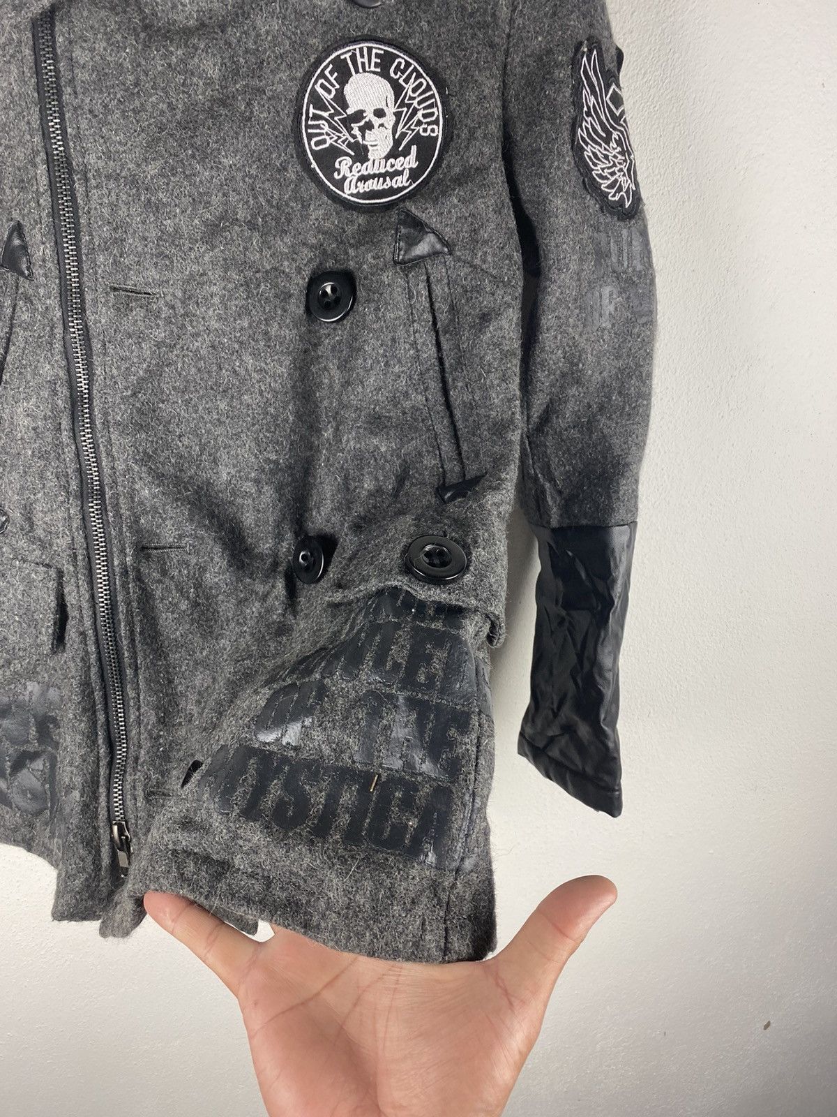 Japanese Brand Ghost of Harlem Gothic Military Peacoat – Japanese Size US S / EU 44-46 / 1 - 8 Thumbnail