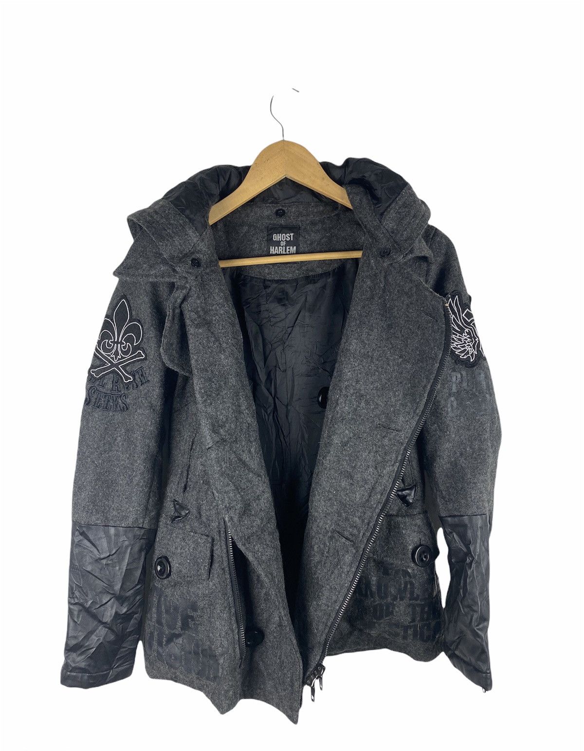 Japanese Brand Ghost of Harlem Gothic Military Peacoat – Japanese Size US S / EU 44-46 / 1 - 3 Thumbnail