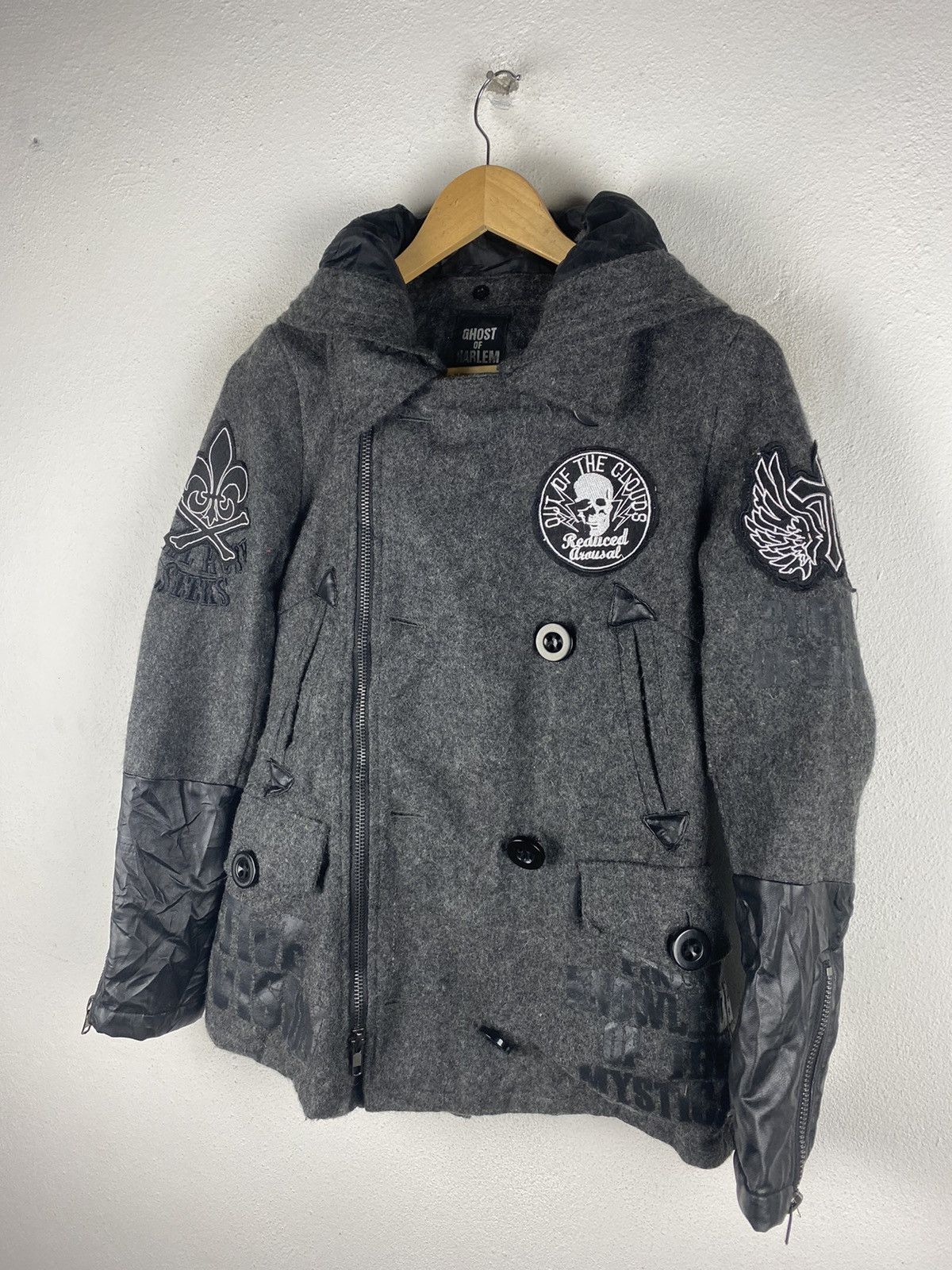 Japanese Brand Ghost of Harlem Gothic Military Peacoat – Japanese Size US S / EU 44-46 / 1 - 6 Thumbnail