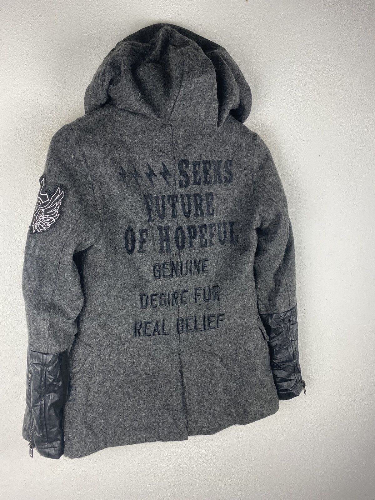 Japanese Brand Ghost of Harlem Gothic Military Peacoat – Japanese Size US S / EU 44-46 / 1 - 10 Thumbnail