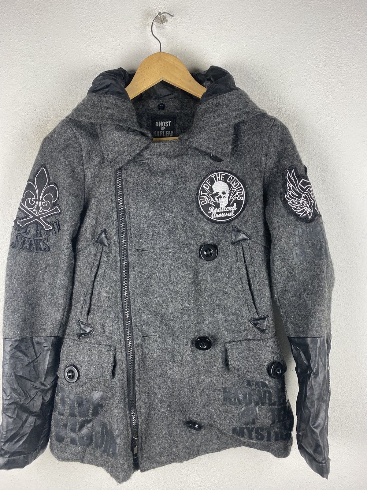 Japanese Brand Ghost of Harlem Gothic Military Peacoat – Japanese Size US S / EU 44-46 / 1 - 7 Thumbnail
