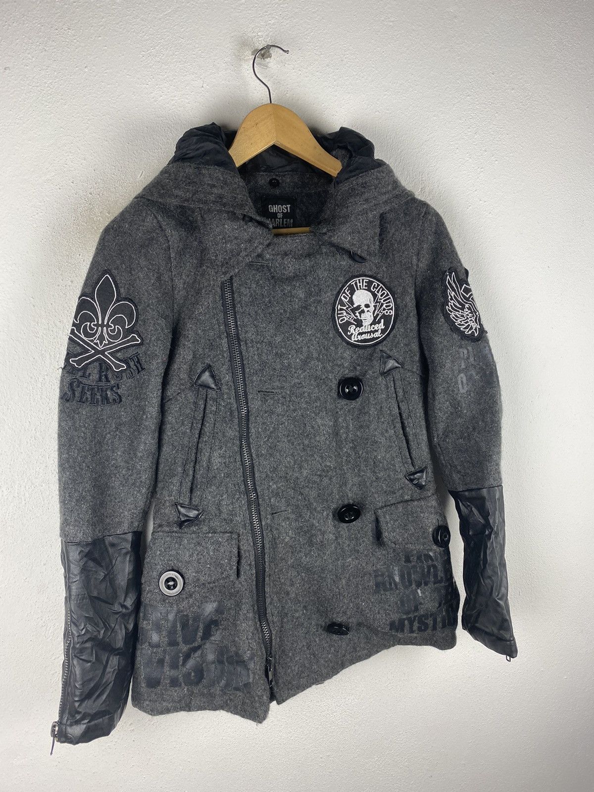 Japanese Brand Ghost of Harlem Gothic Military Peacoat – Japanese Size US S / EU 44-46 / 1 - 4 Thumbnail