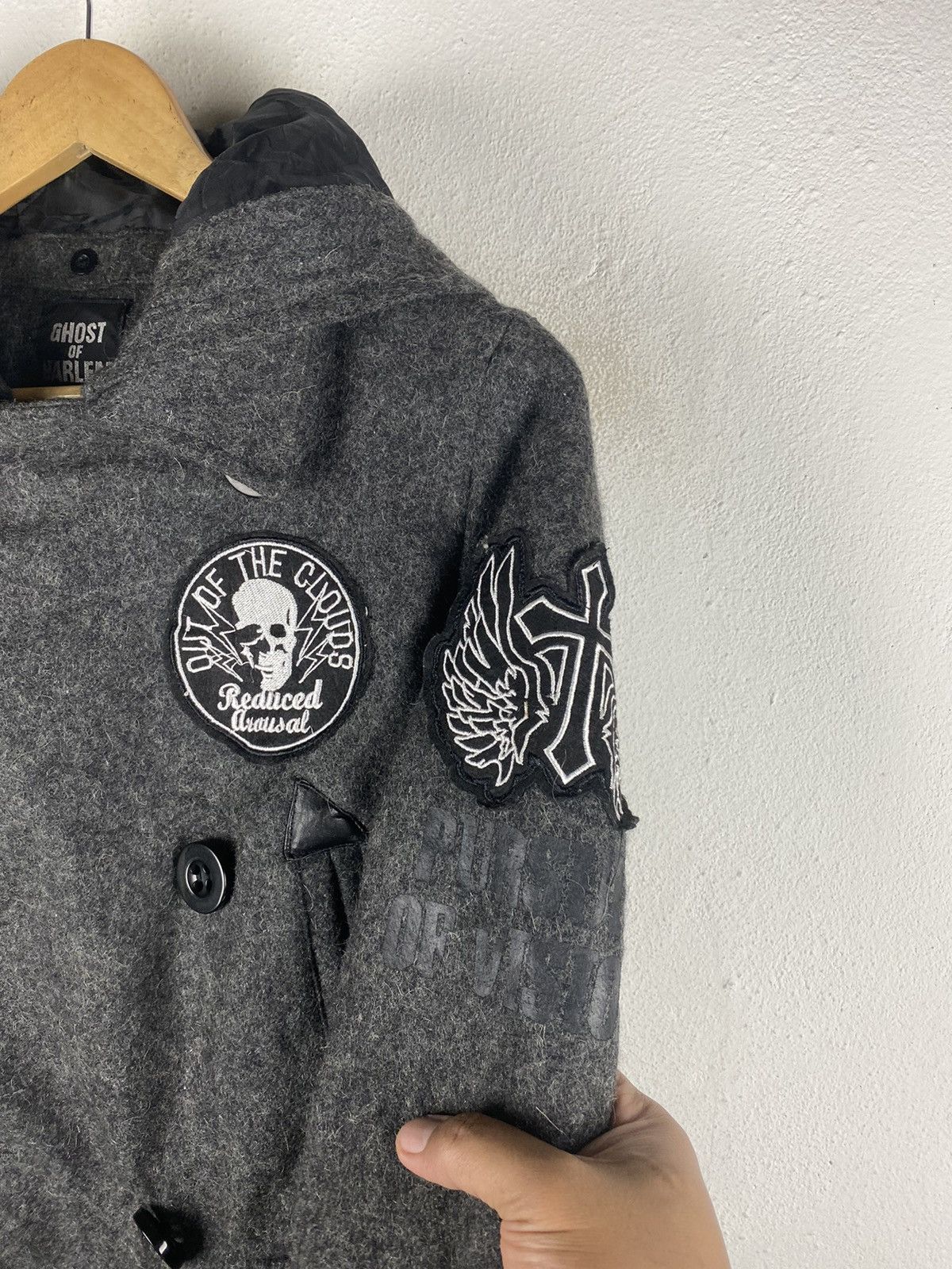 Japanese Brand Ghost of Harlem Gothic Military Peacoat – Japanese Size US S / EU 44-46 / 1 - 9 Thumbnail