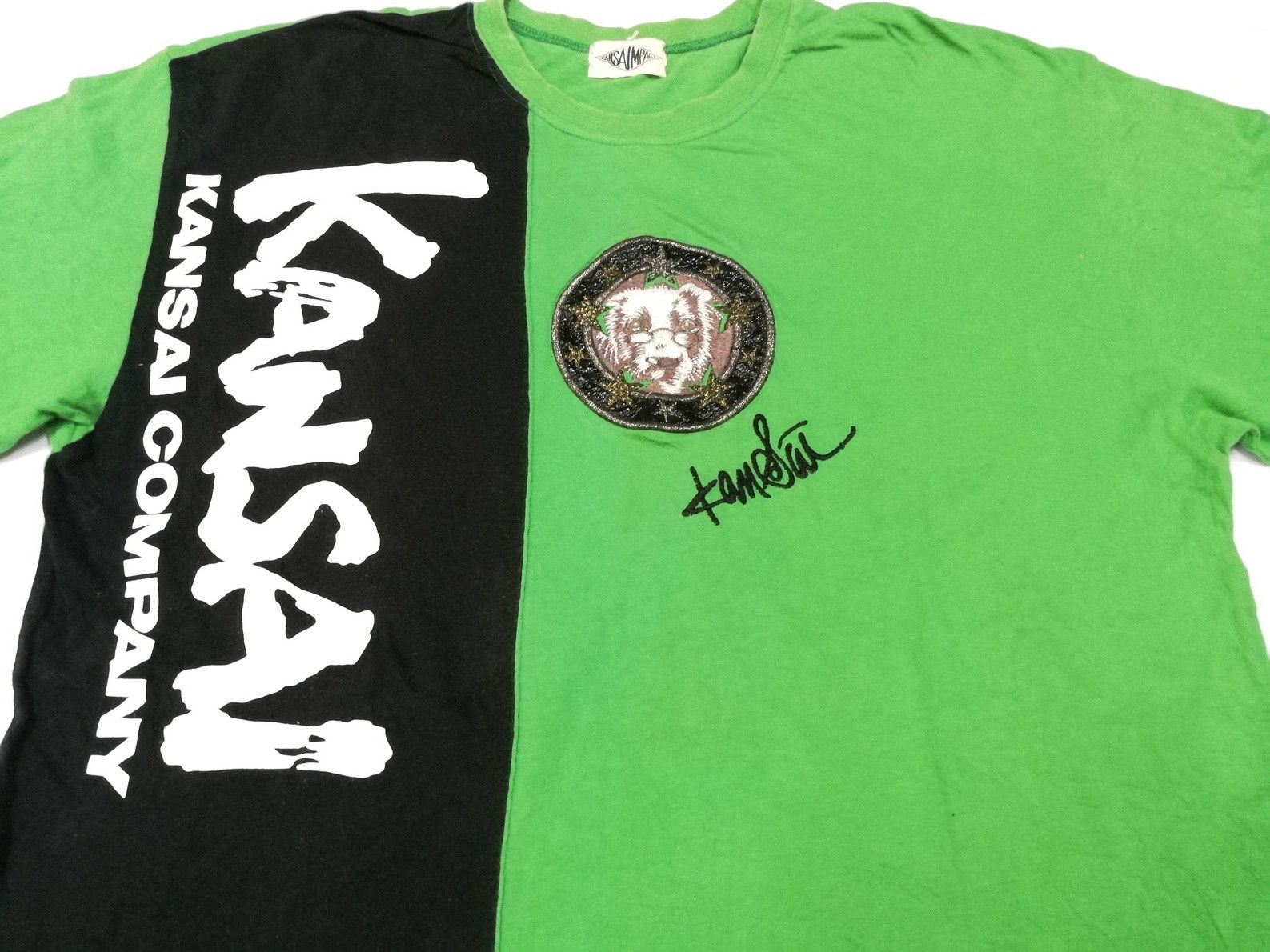 Japanese Brand Kansai Impact Company Big Logo o2 Vintage Size US M / EU 48-50 / 2 - 2 Thumbnail