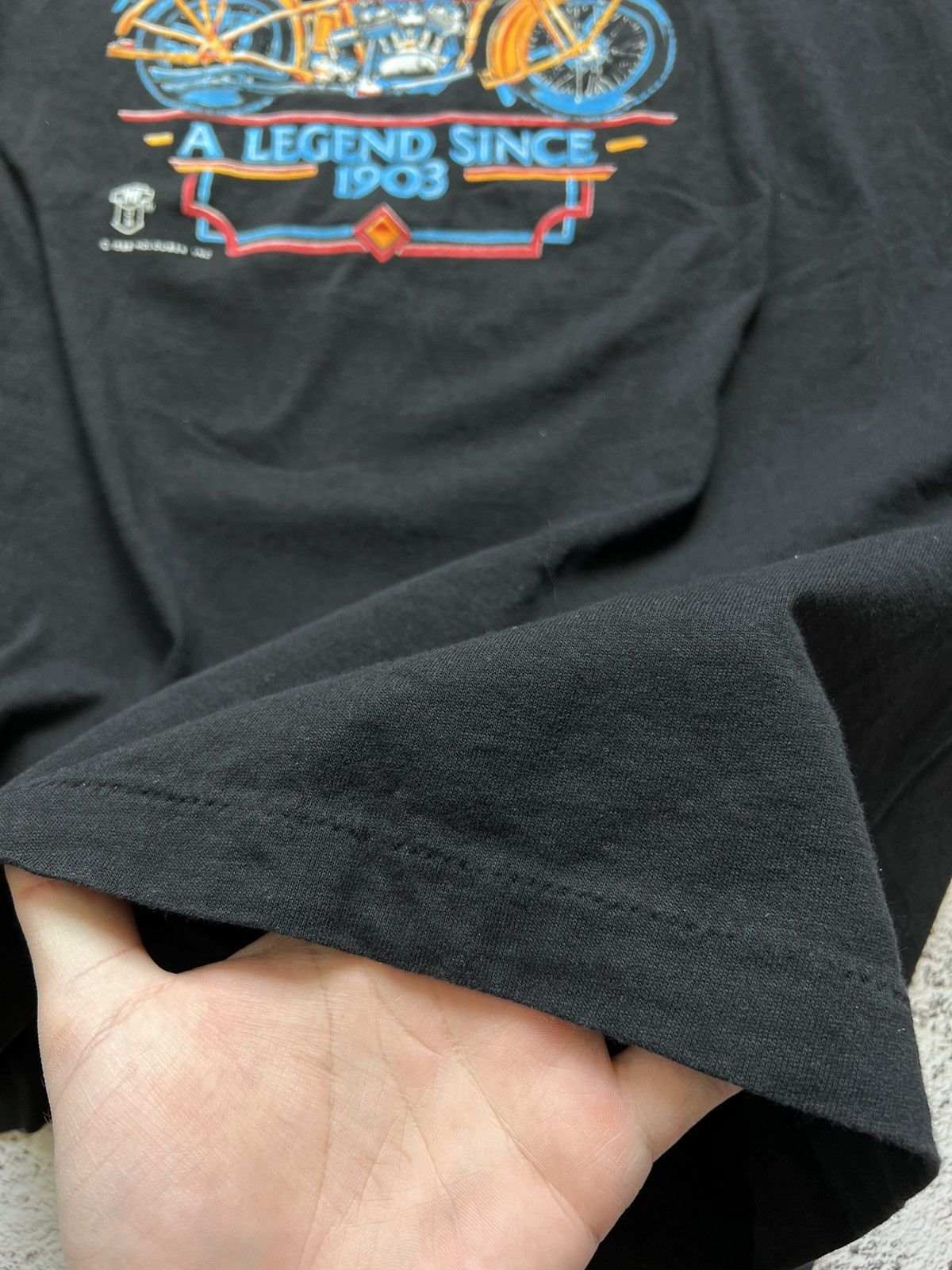 Harley Davidson × Vintage 🔥1988 Harley Davidson Vintage Tee Shirt Size US XL / EU 56 / 4 - 9 Thumbnail