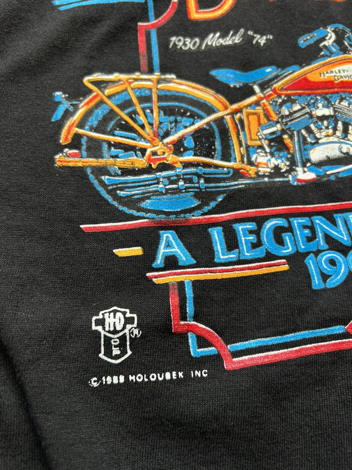 Harley Davidson × Vintage 🔥1988 Harley Davidson Vintage Tee Shirt Size US XL / EU 56 / 4 - 5 Thumbnail