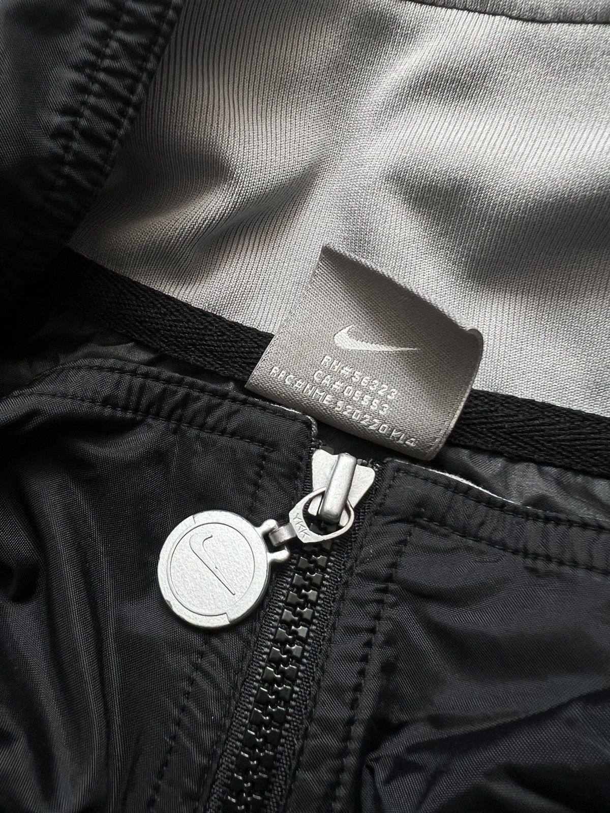 Nike × Vintage Y2k Vintage Nike Nylon Black Light Jacket Size US XL / EU 56 / 4 - 3 Thumbnail