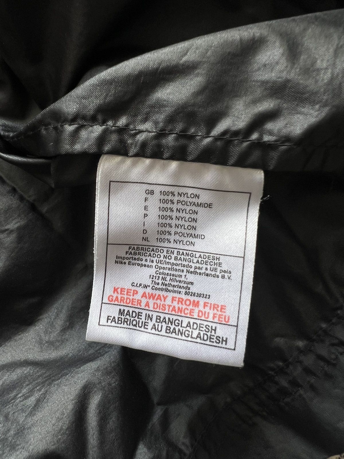 Nike × Vintage Y2k Vintage Nike Nylon Black Light Jacket Size US XL / EU 56 / 4 - 9 Thumbnail