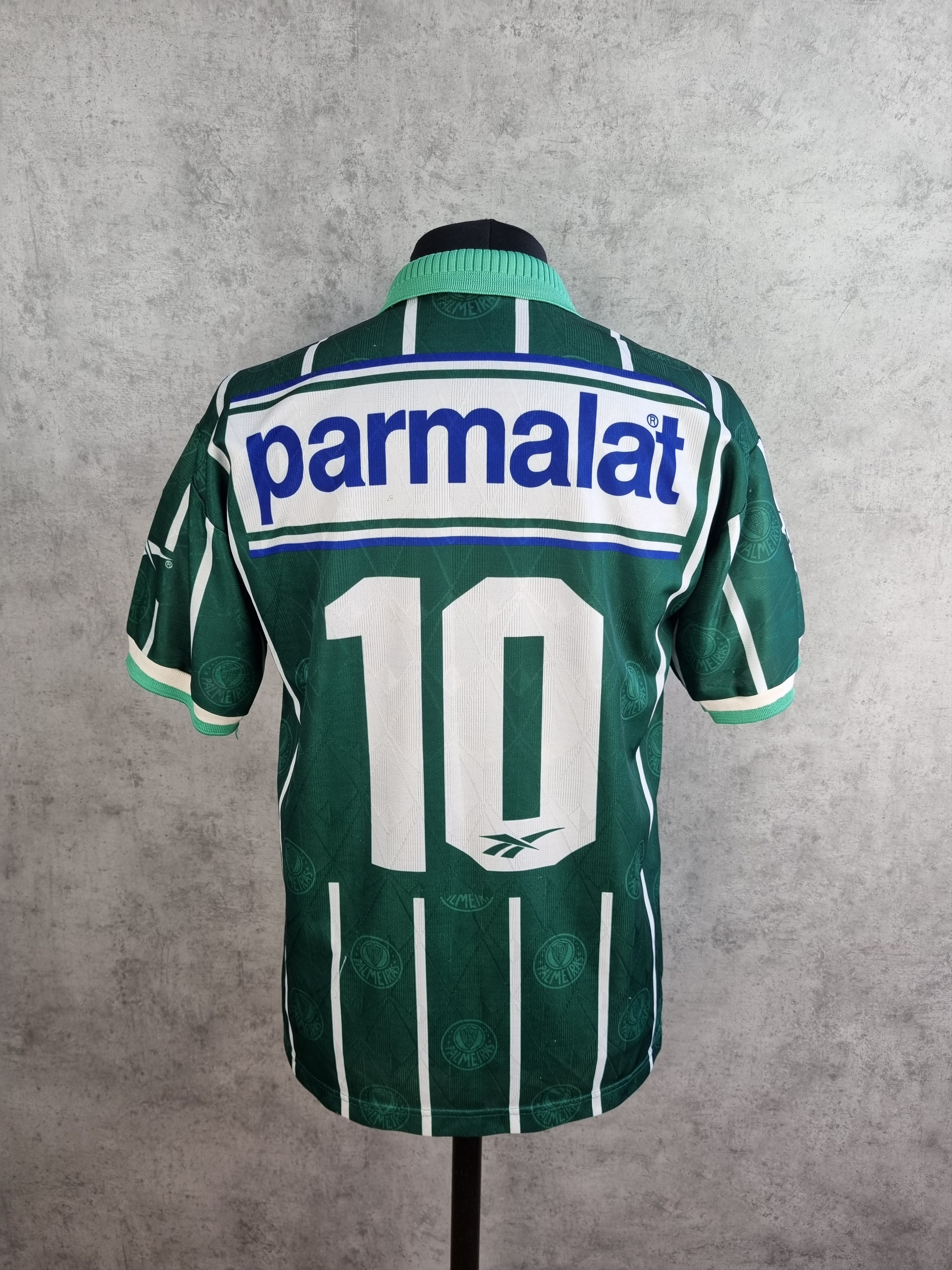 Reebok × Vintage 1996 F.P.F. S.E. Palmeiras Parmalat Vintage Reebok Jersey Size US L / EU 52-54 / 3 - 2 Thumbnail